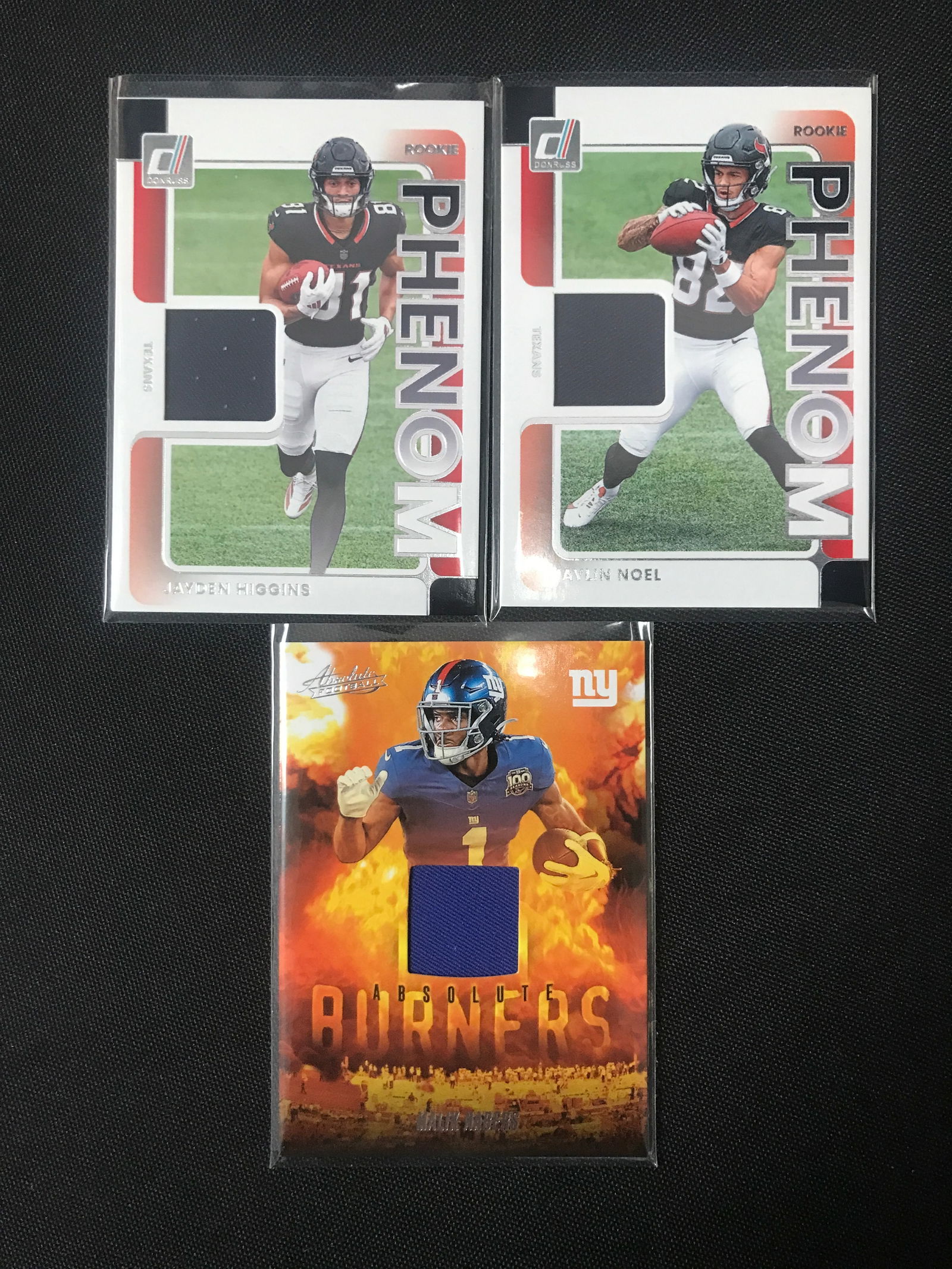 LOT OF 3 NFL TRADING CARDS INCLUDING 2 ROOKIES (1 of 1)