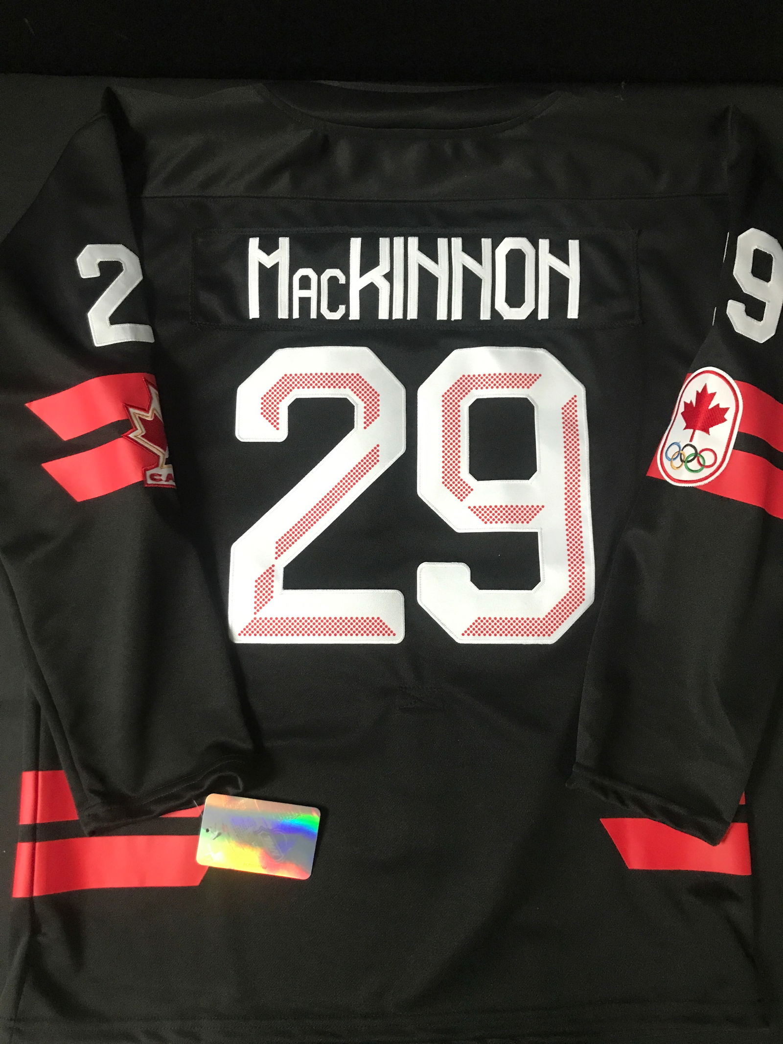 NATHAN MACKINNON 2026 TEAM CANADA OLYMPIC CUSTOM HOCKEY JERSEY (1 of 2)