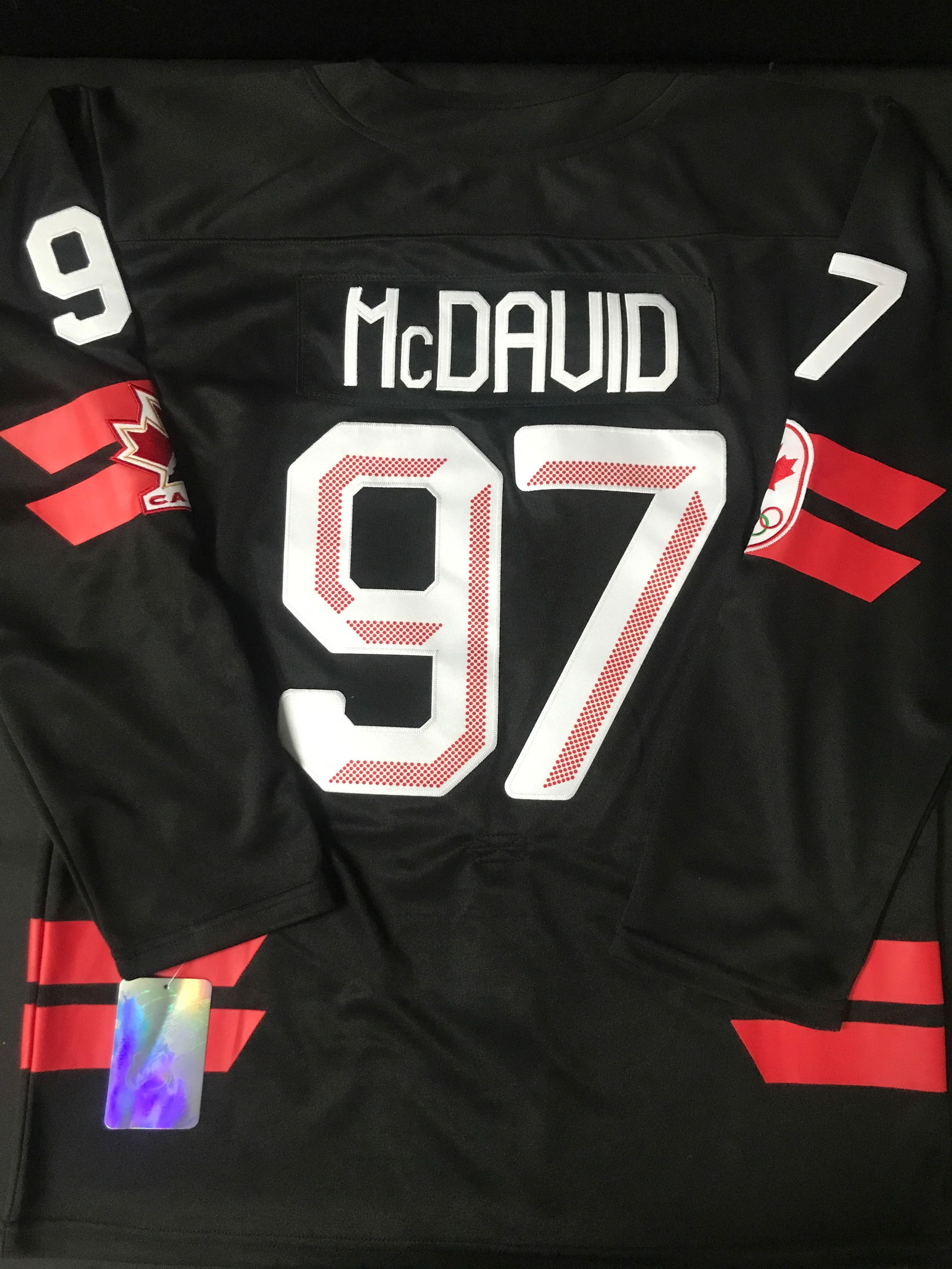CONNOR MCDAVID 2026 TEAM CANADA CUSTOM OLYMPIC HOCKEY JERSEY (1 of 2)