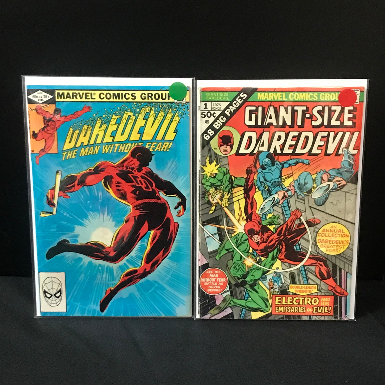 LOT OF 2 DAREDEVIL COMICS - MARVEL COMICS (1 of 1)