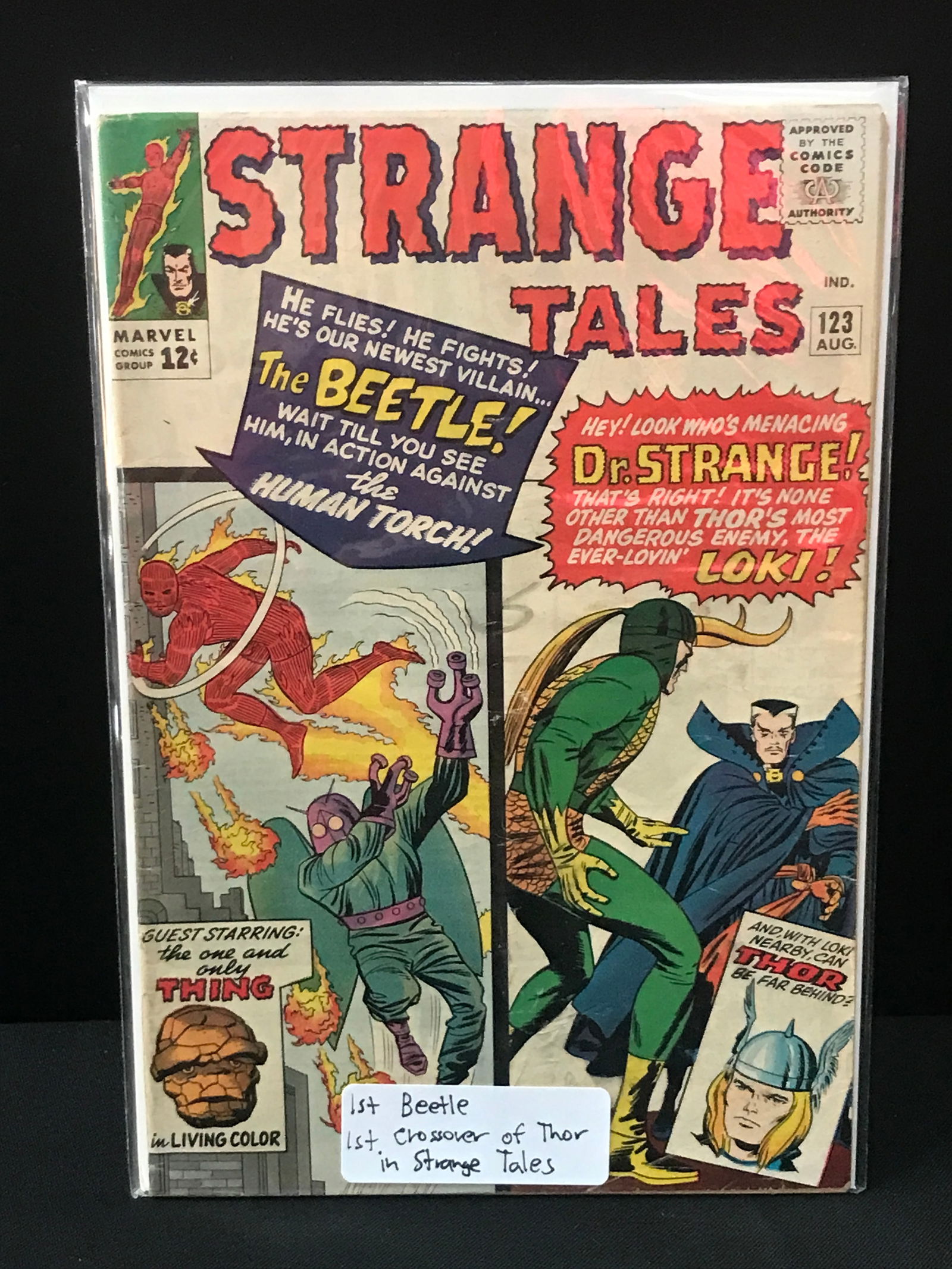 STRANGE TALES #123 1ST BEETLE - MARVEL COMICS (1 of 1)