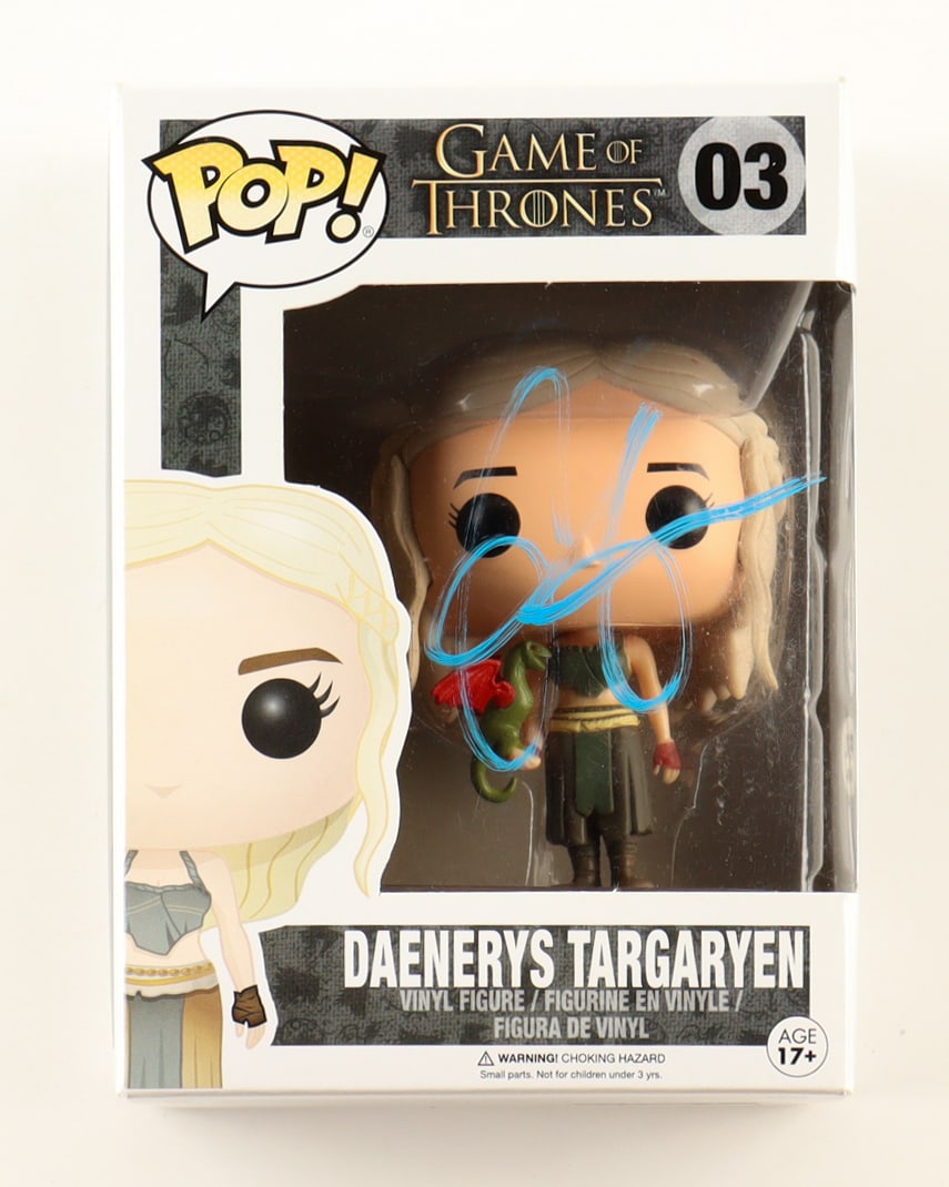 EMELIA CLARK SIGNED DAENERYS TARGARYEN FUNKO POP (PSA COA) (1 of 2)