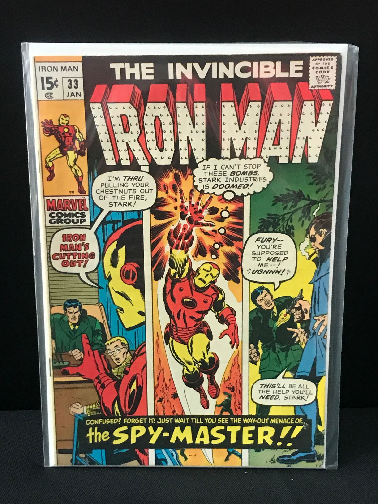 THE INVINCIBLE IRON MAN #33 - MARVEL COMICS (1 of 1)
