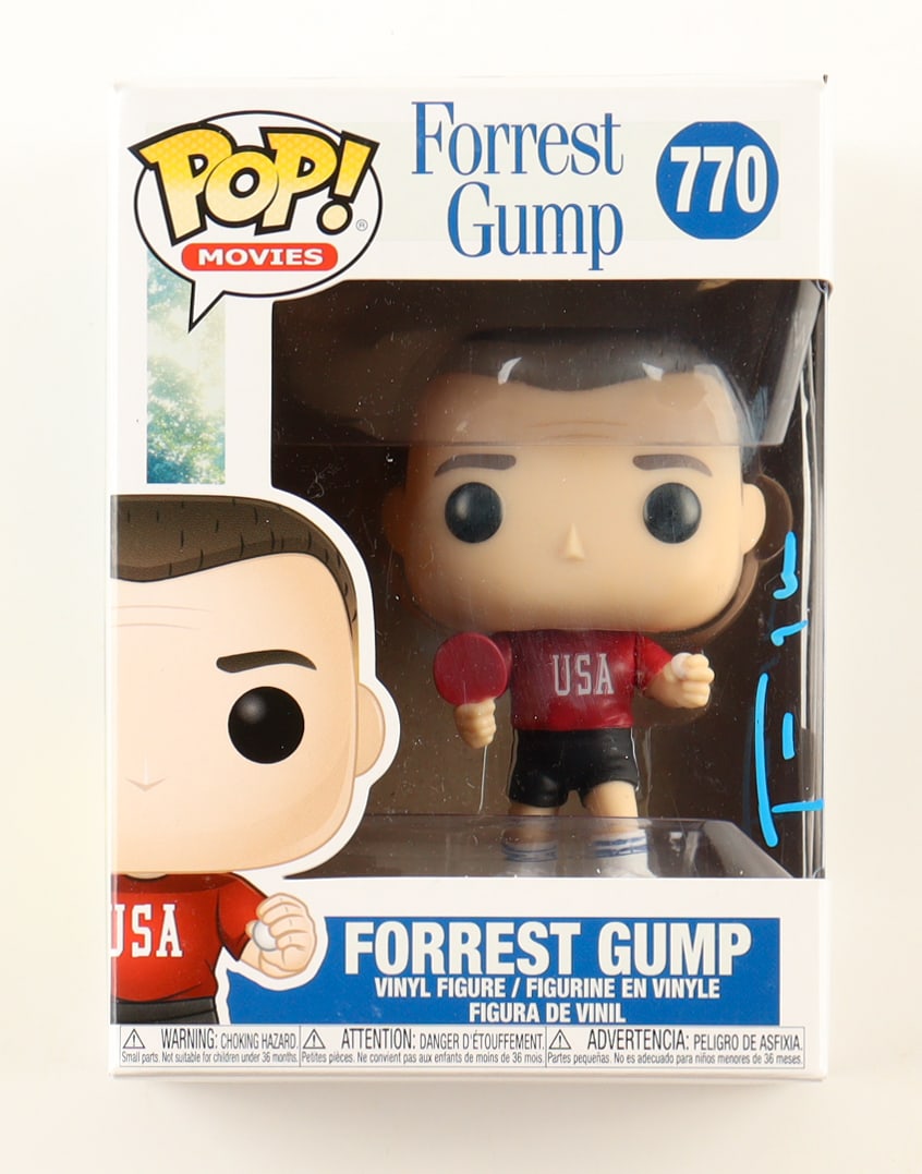 TOM HANKS SIGNED FORREST GUMP FUNKO POP (JSA COA (1 of 2)