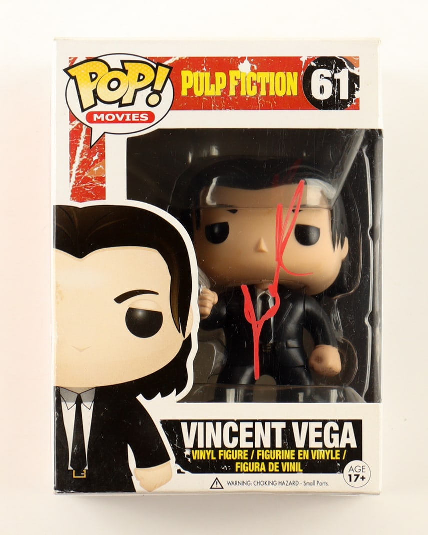 JOHN TRAVOLTA SIGNED FUNKO POP (PSA COA) (1 of 2)