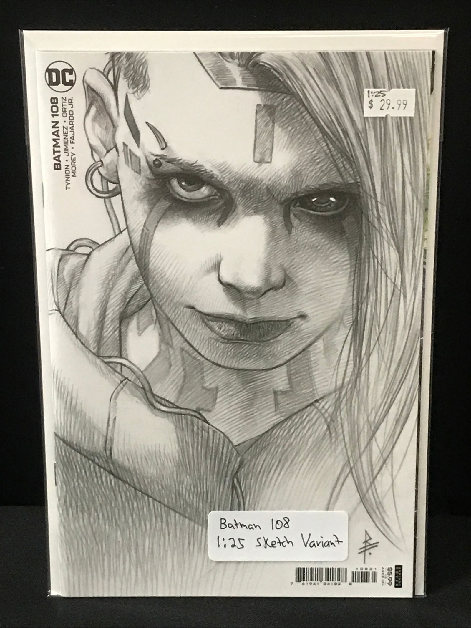 BATMAN #108 1:25 SKETCH VARIANT - DC COMICS (1 of 1)
