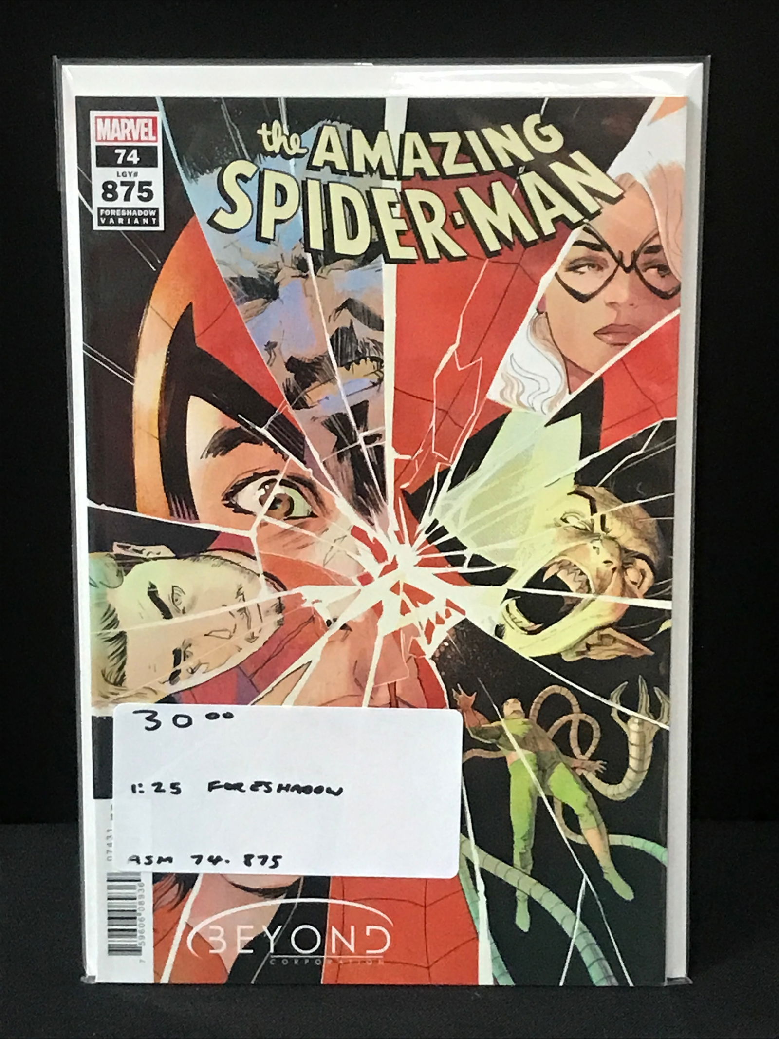 THE AMAZING SPIDERMAN #74.875 1:25 FORESHADOW VARIANT - MARVEL COMICS: Prices are in Canadian dollars