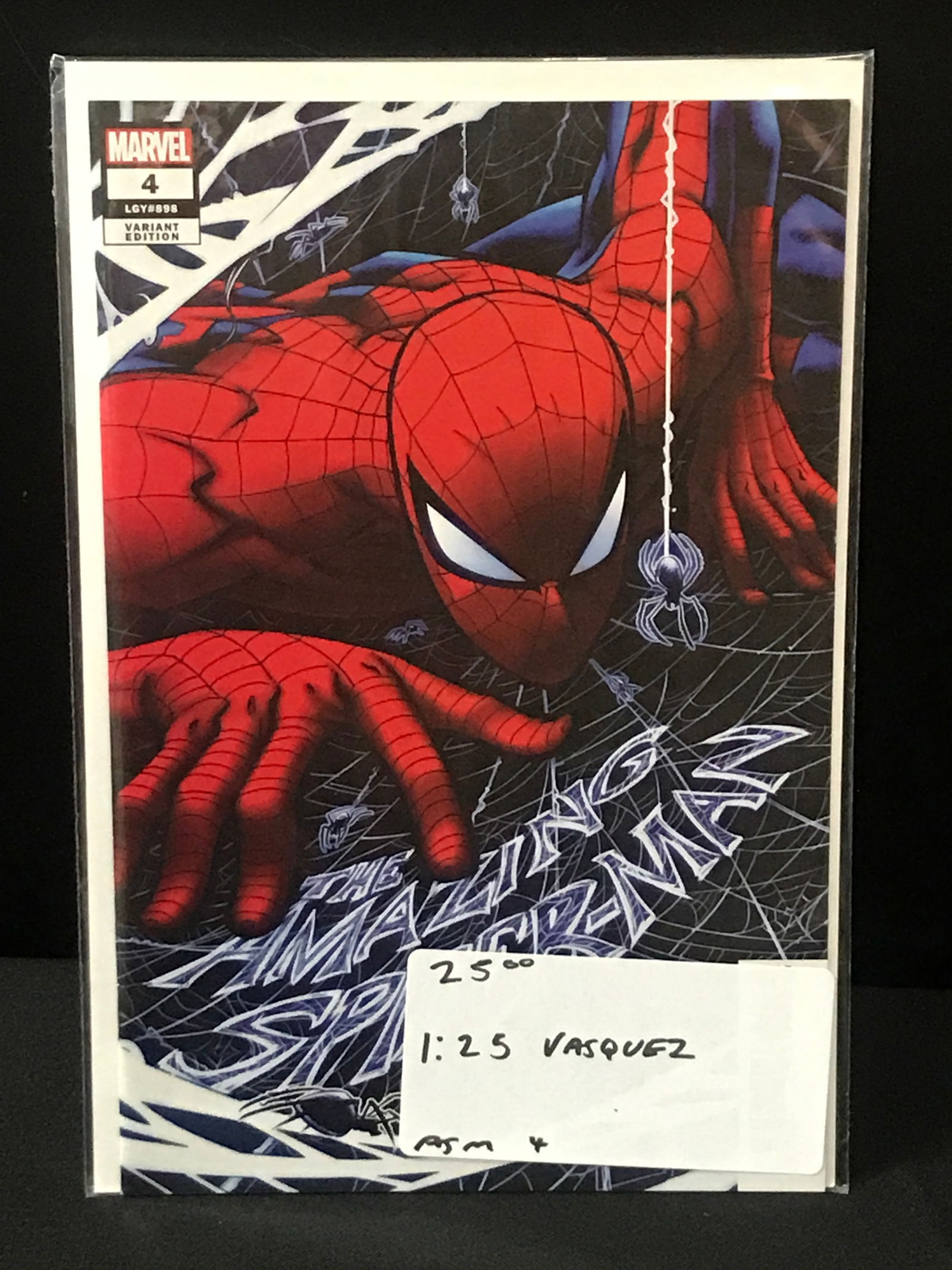 THE AMAZING SPIDERMAN #4 1:25 VARIANT EDITION - MARVEL COMICS (1 of 1)