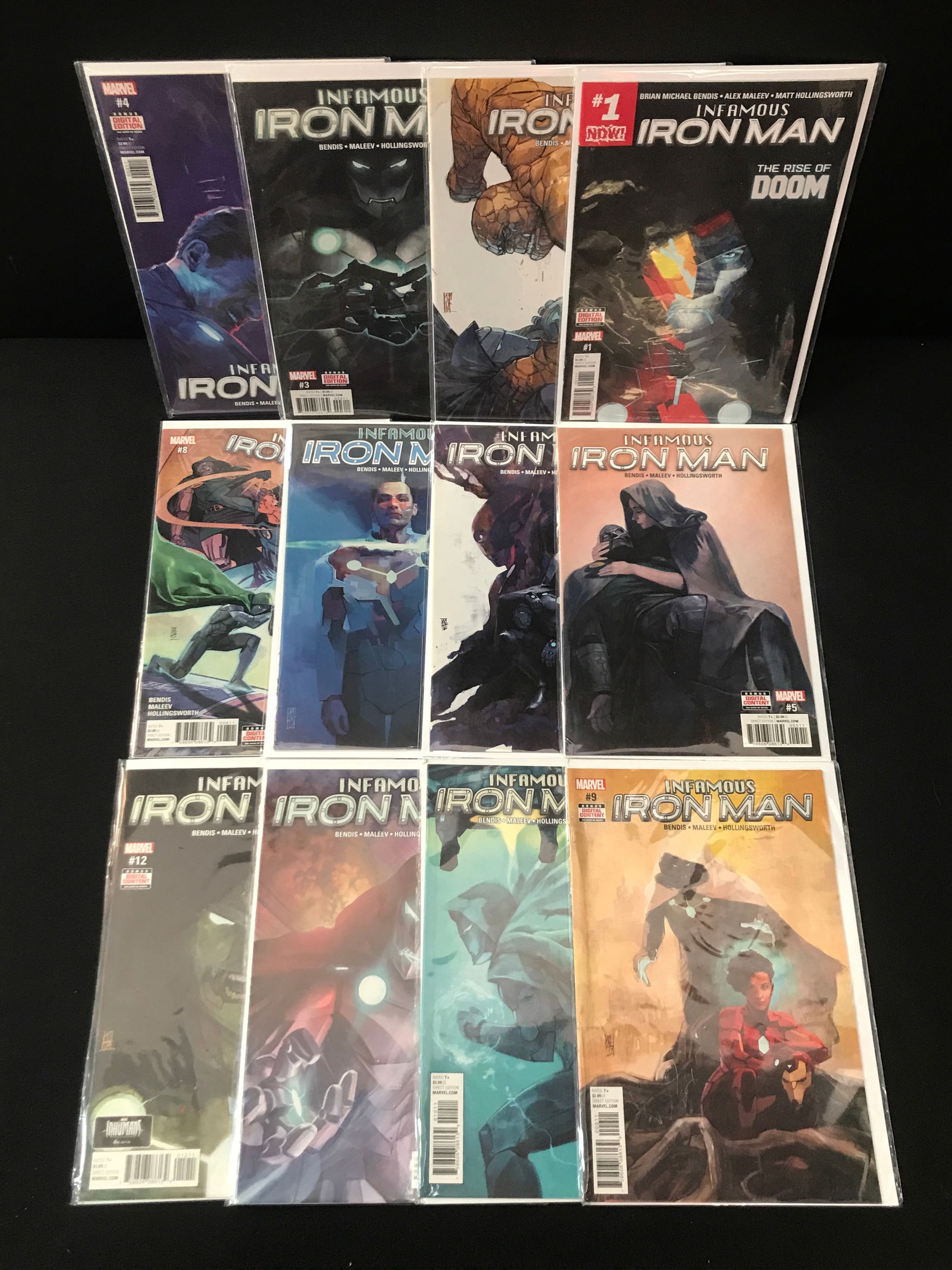 LOT OF 12 INFAMOUS IRON MAN COMICS - MARVEL COMICS (1 of 1)