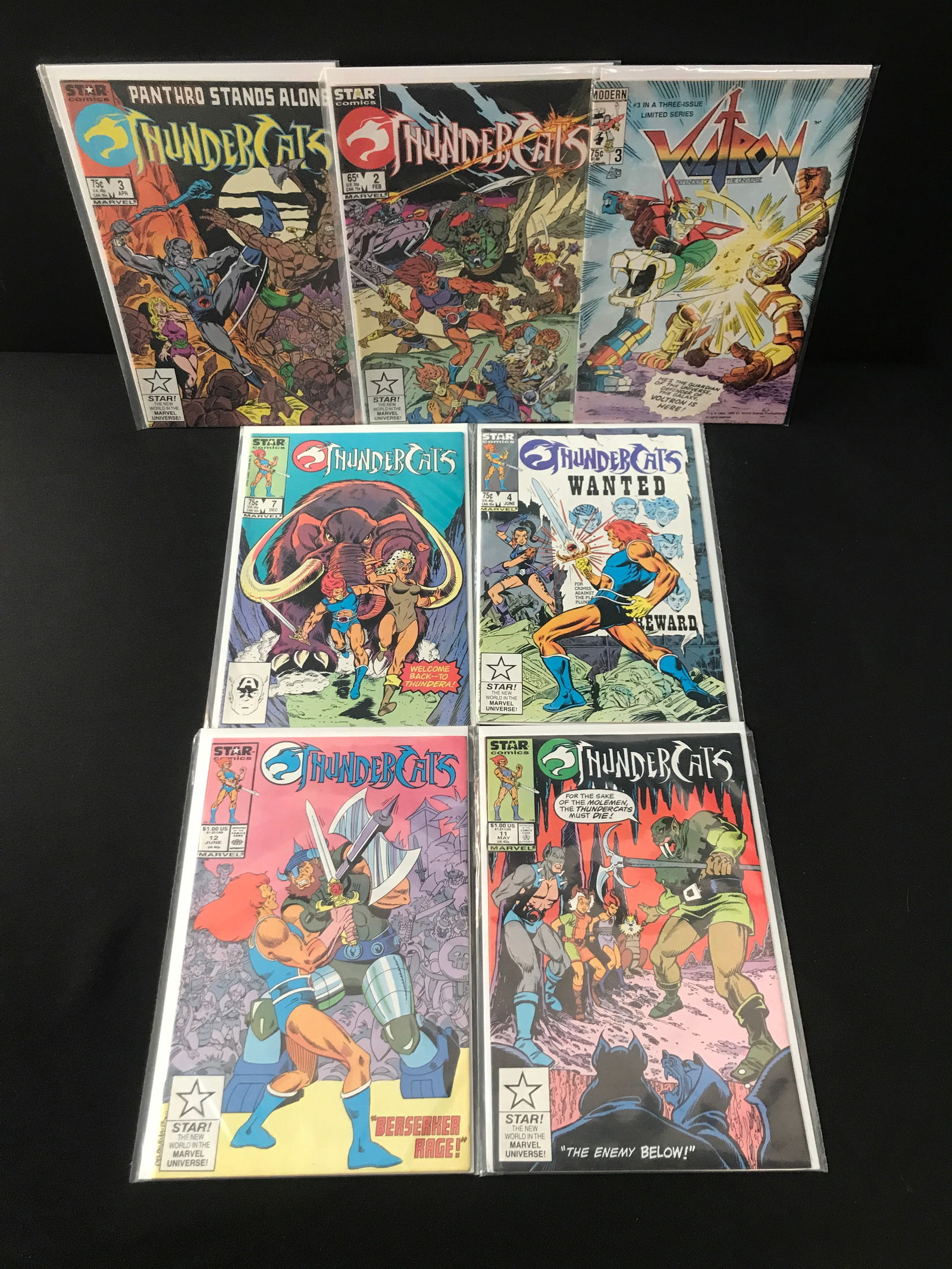 LOT OF 7 STAR COMICS - PRIMARILY THUNDERCATS (1 of 1)