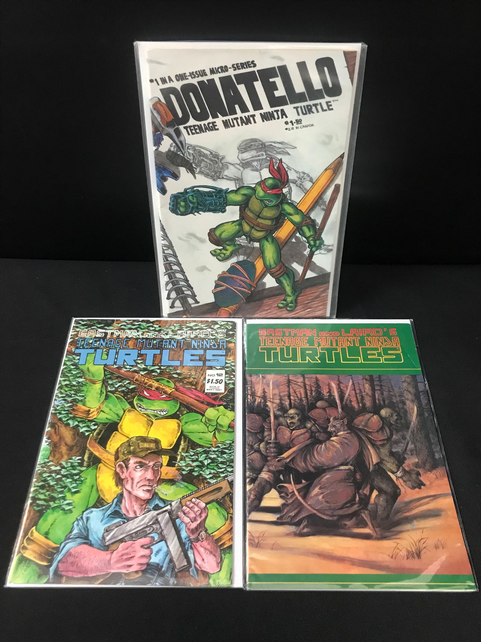 LOT OF 3 TEENAGE MUTANT NINJA TURTLES COMICS - EASTMAN AND LAIRD'S (1 of 1)