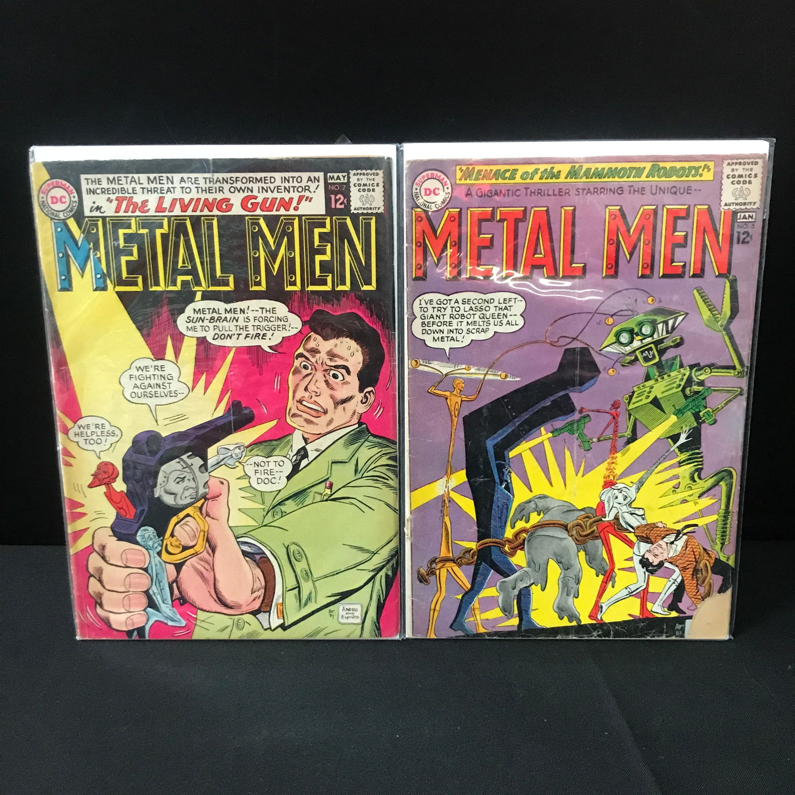 LOT OF 2 METAL MAN COMICS - DC COMICS (1 of 1)