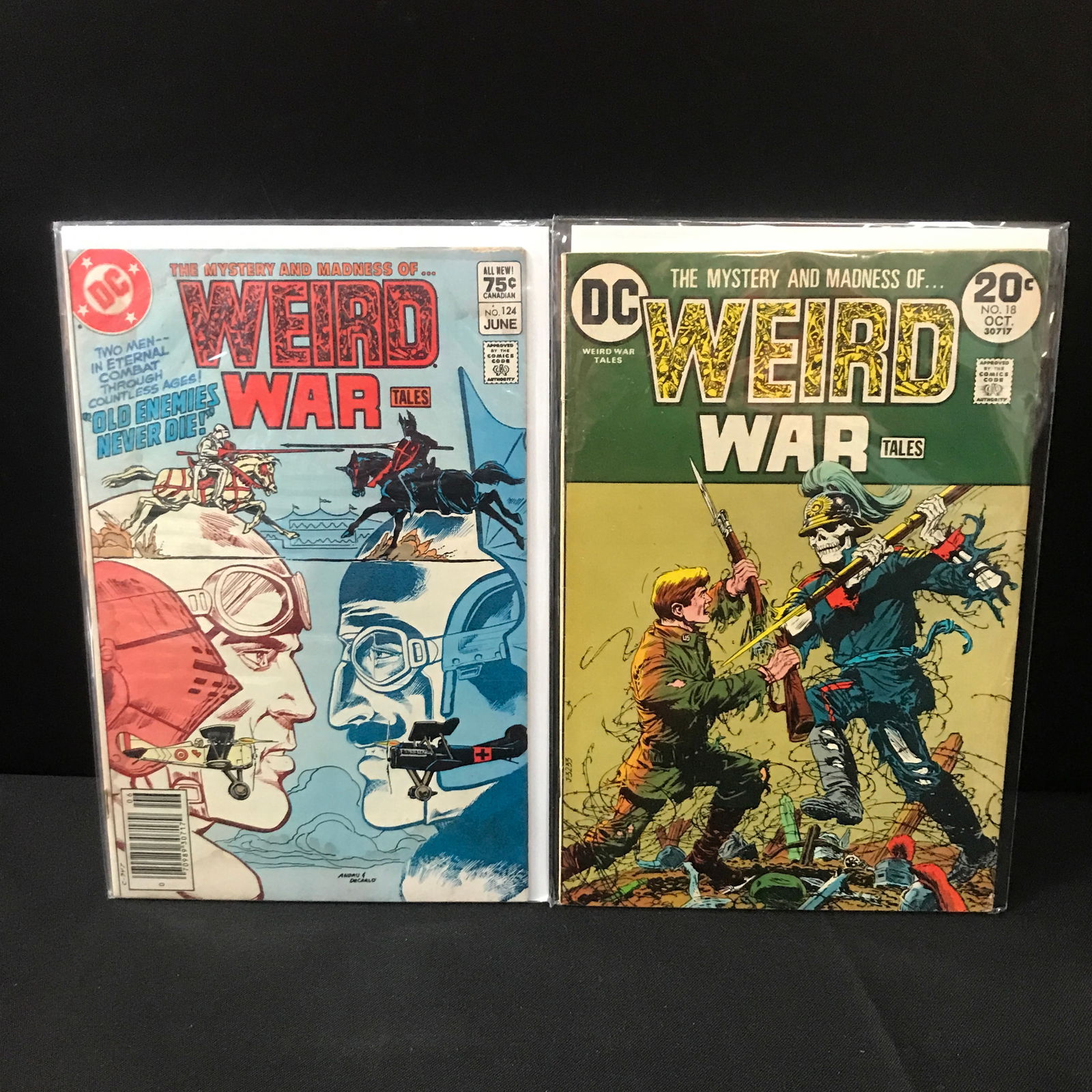 LOT OF 2 WEIRD WAR COMICS - DC COMICS (1 of 1)