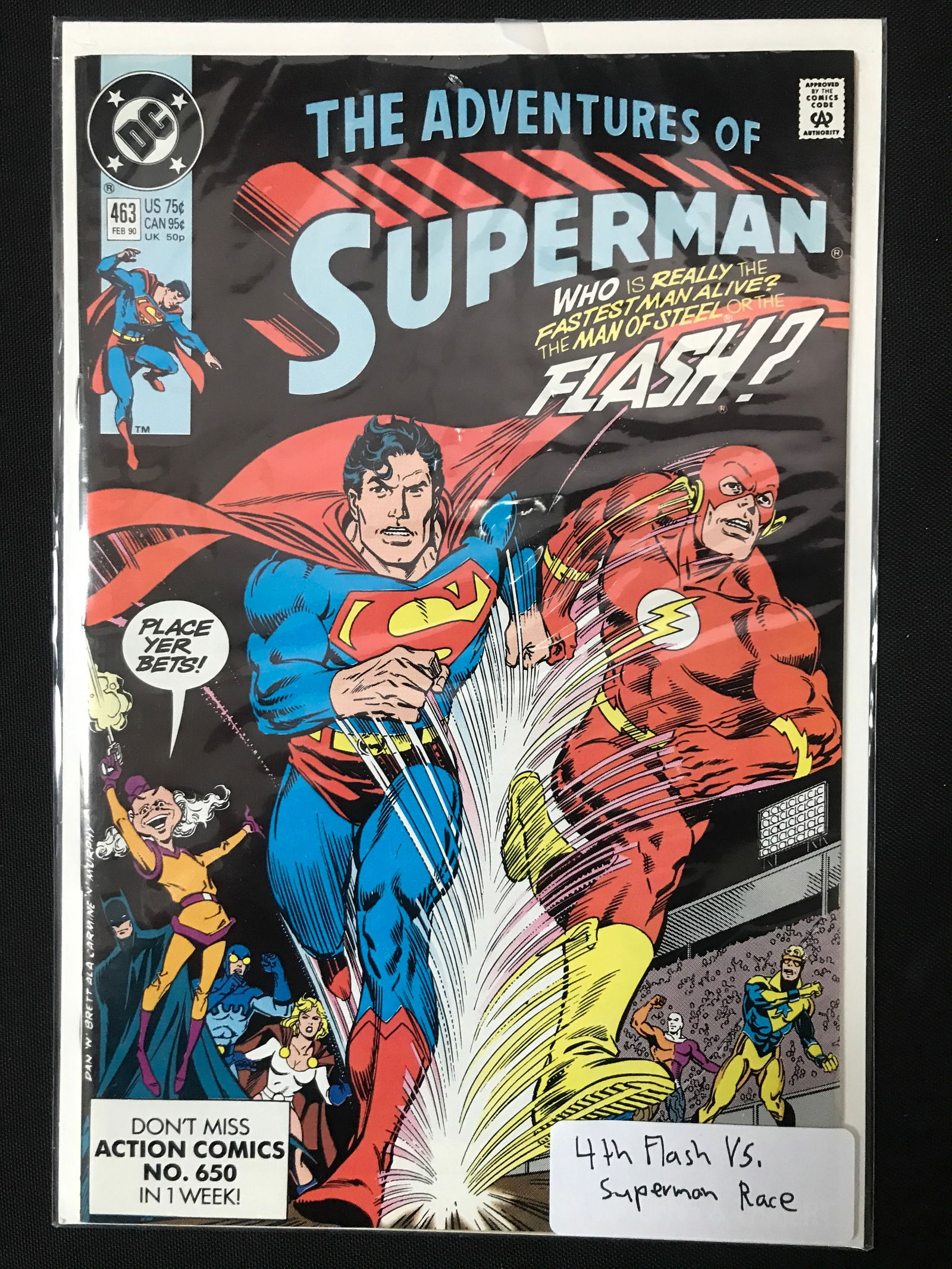 DC COMICS SUPERMAN NO.463 (4TH FLASH RACE) (1 of 1)