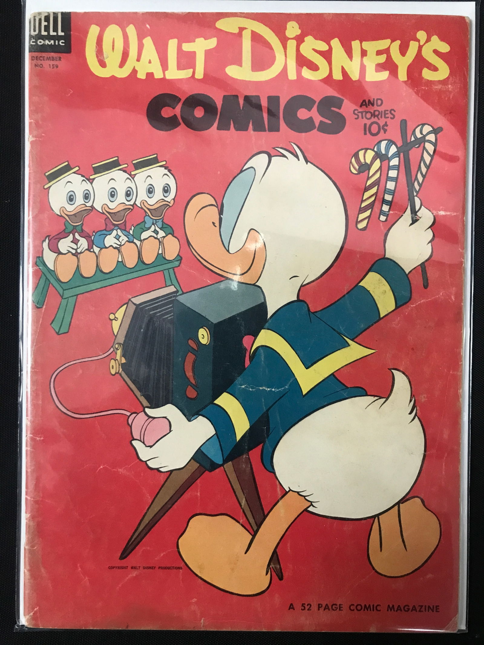 DELL COMICS WALT DISNEY NO.159 (1 of 1)