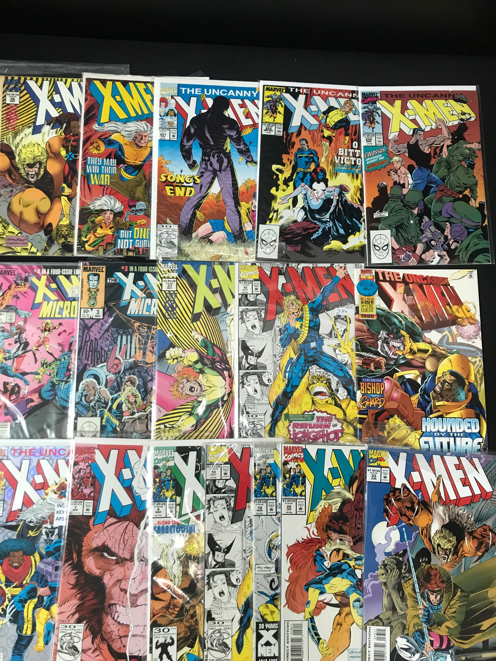 MARVEL COMICS X-MEN COMIC BOOK LOT (1 of 1)