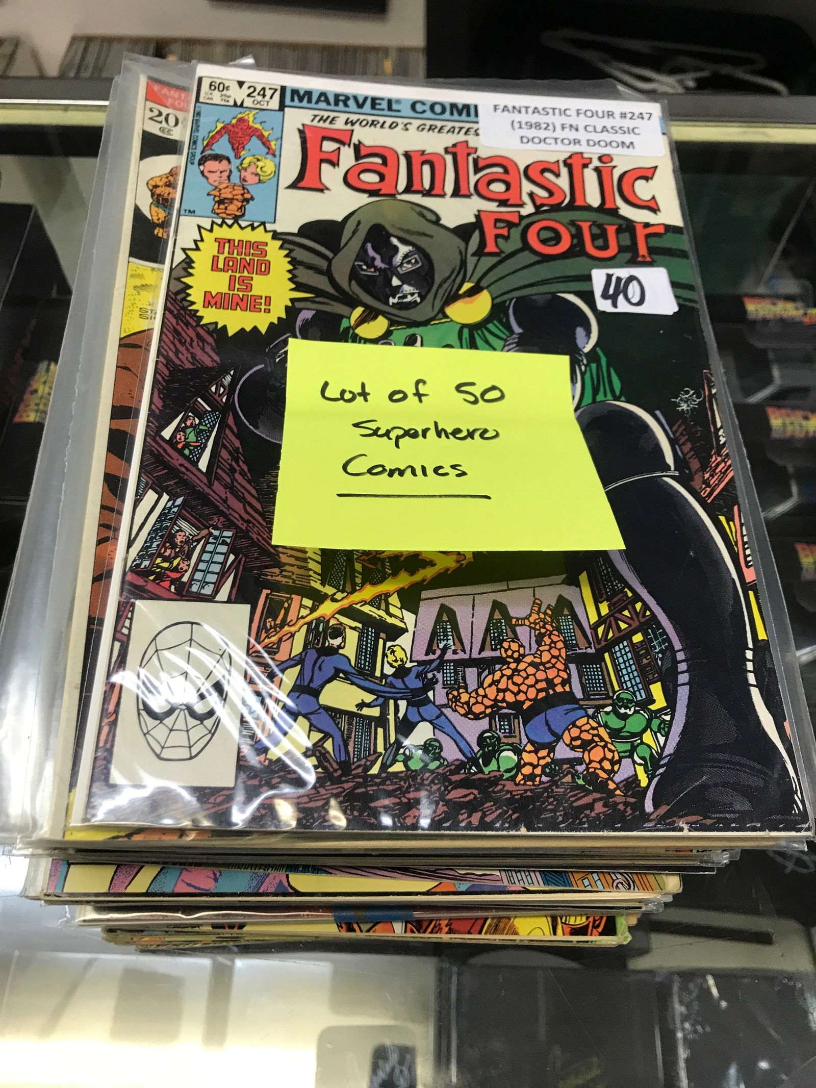 LOT OF 50 SUPERHERO COMIC BOOK LOT (1 of 1)