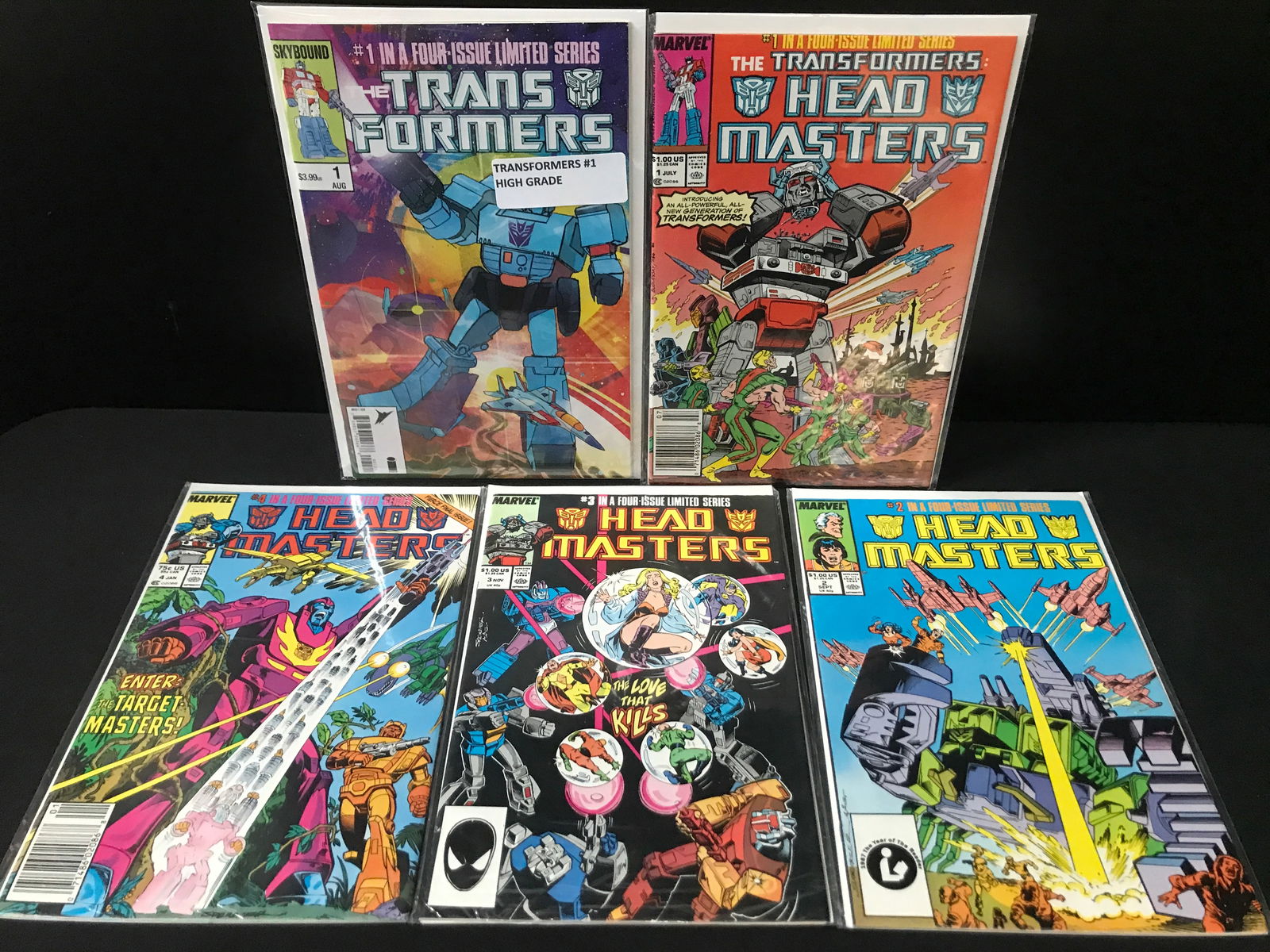 AMARVEL COMICS TRANSFORMERS COMIC BOOK LOT (1 of 1)