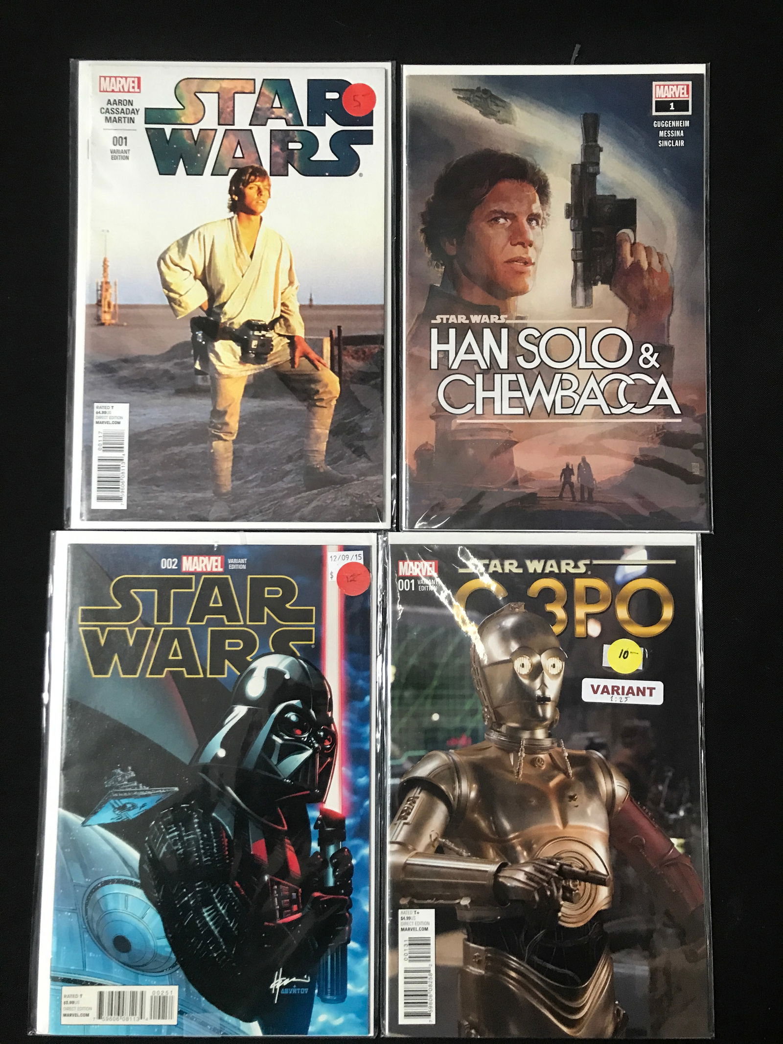 AMARVEL COMICS STAR WARS COMIC BOOK LOT (1 of 1)