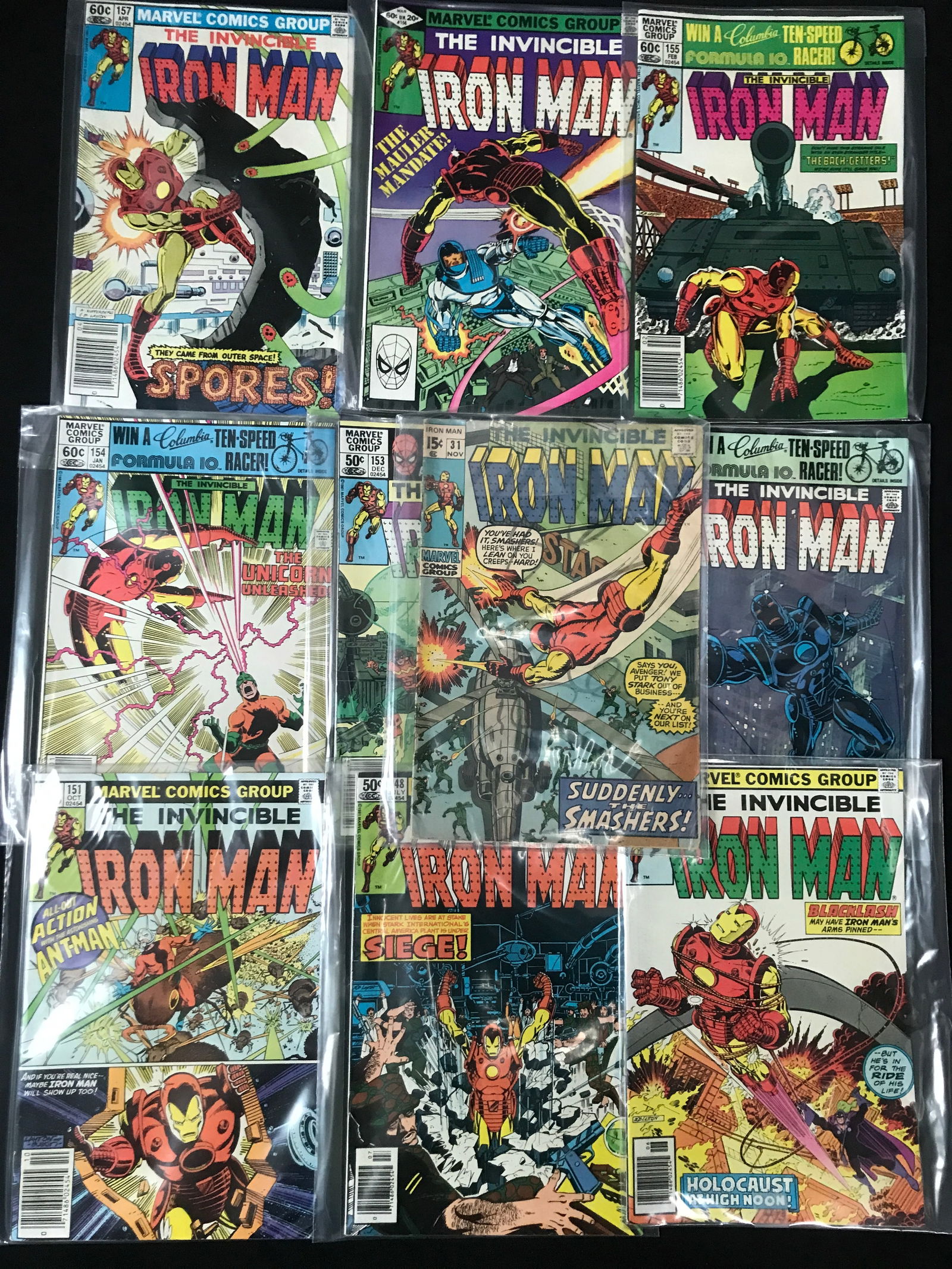 MARVEL COMICS IRON MAN COMIC BOOK LOT (1 of 1)