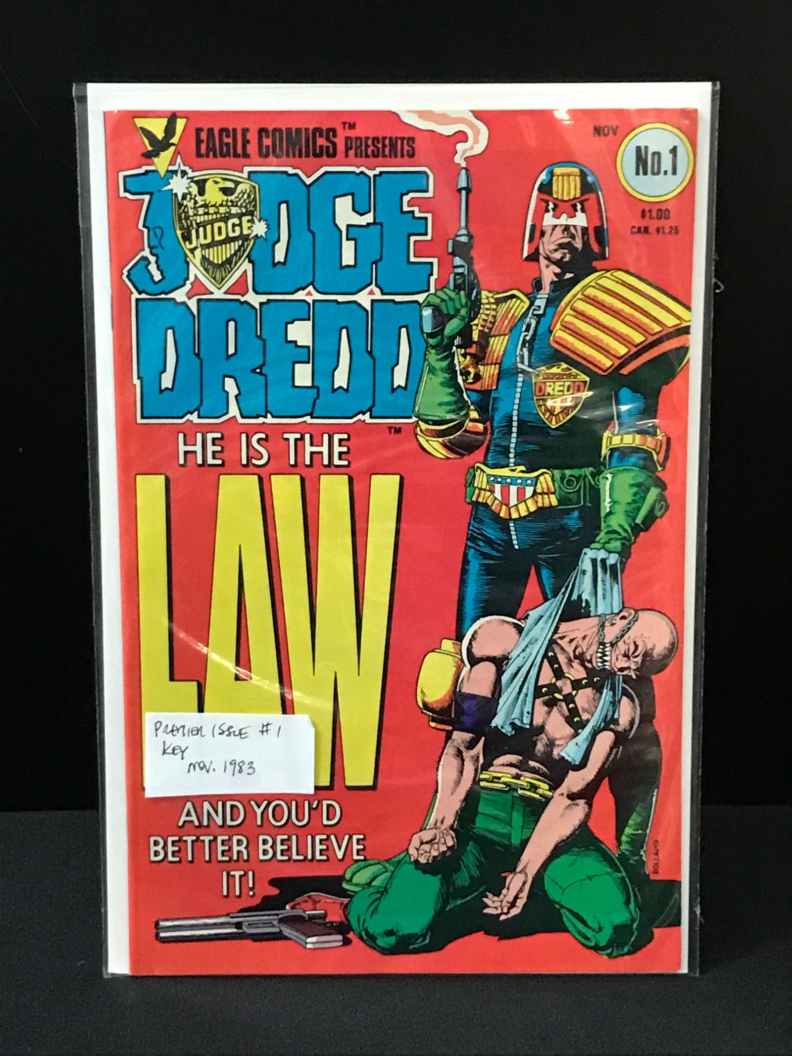 JUDGE DREDD #1 (1983) - EAGLE COMICS (1 of 1)