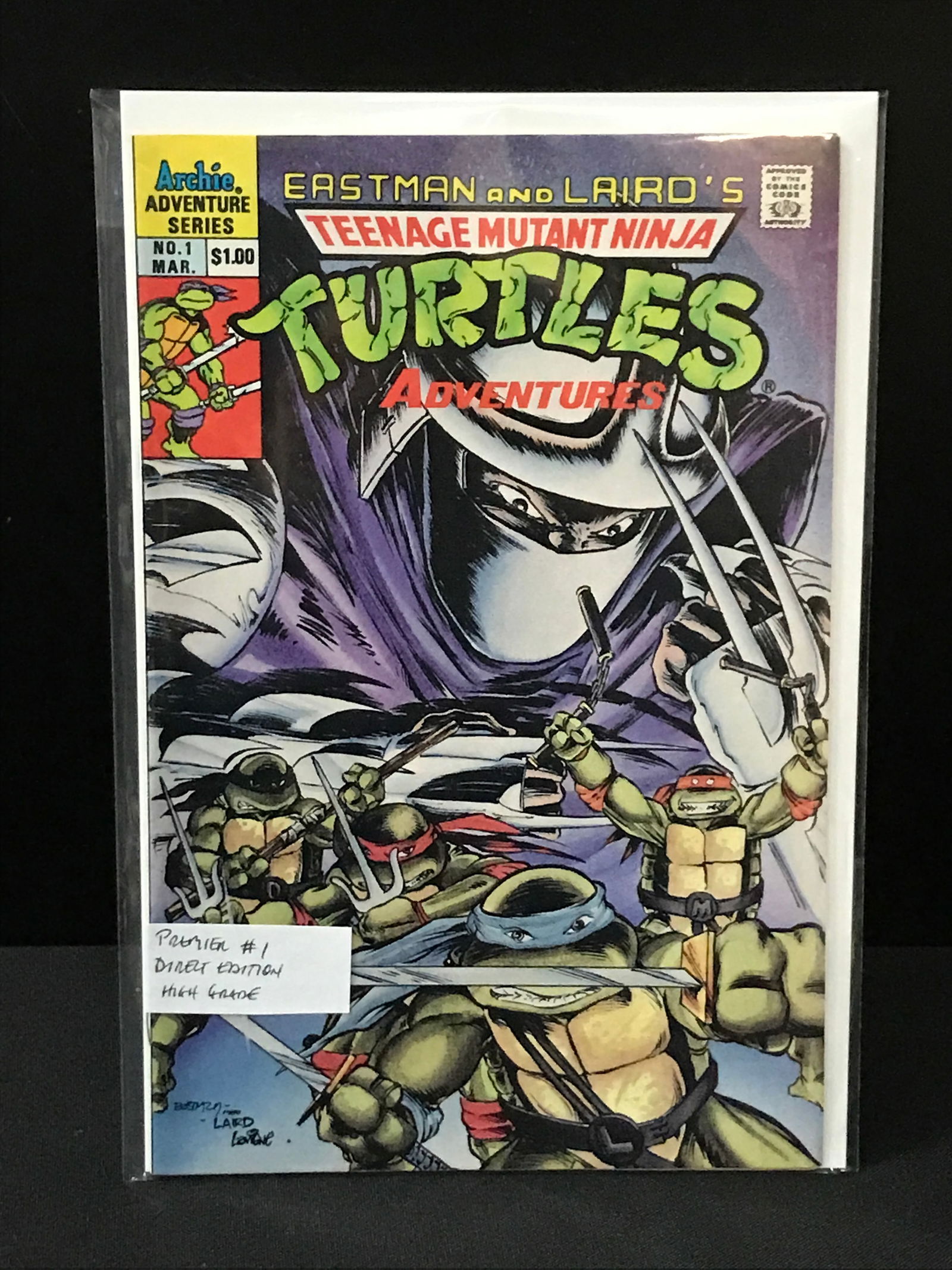 TEENAGE MUTANT NINJA TURTLES #1 DIRECT EDITION - ARCHIE ADVENTURE SERIES: Prices are in Canadian dollars