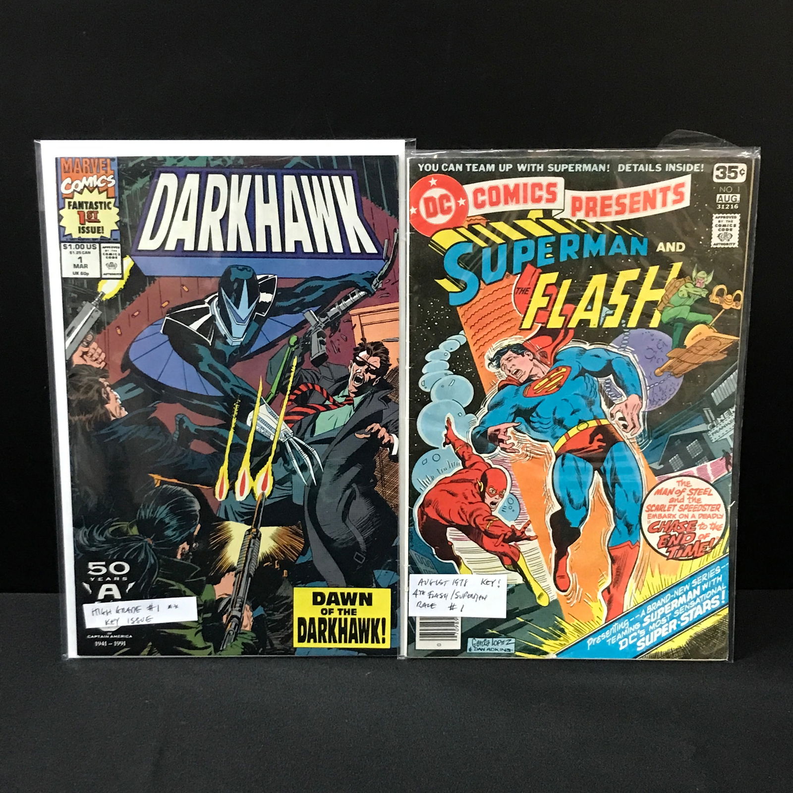 LOT OF 2 #1 COMICS - MARVEL & DC (1 of 1)