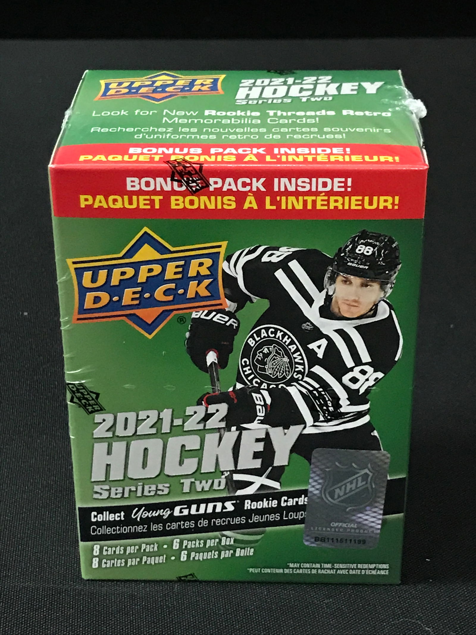 2021-22 UPPER DECK HOCKEY SERIES TWO SEALED TRADING CARDS BOX (1 of 1)