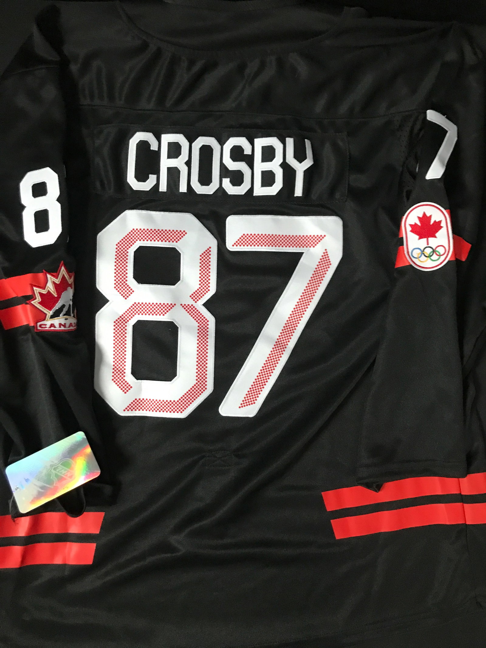 SIDNEY CROSBY 2026 TEAM CANADA CUSTOM OLYMPIC HOCKEY JERSEY: Prices are in Canadian dollars