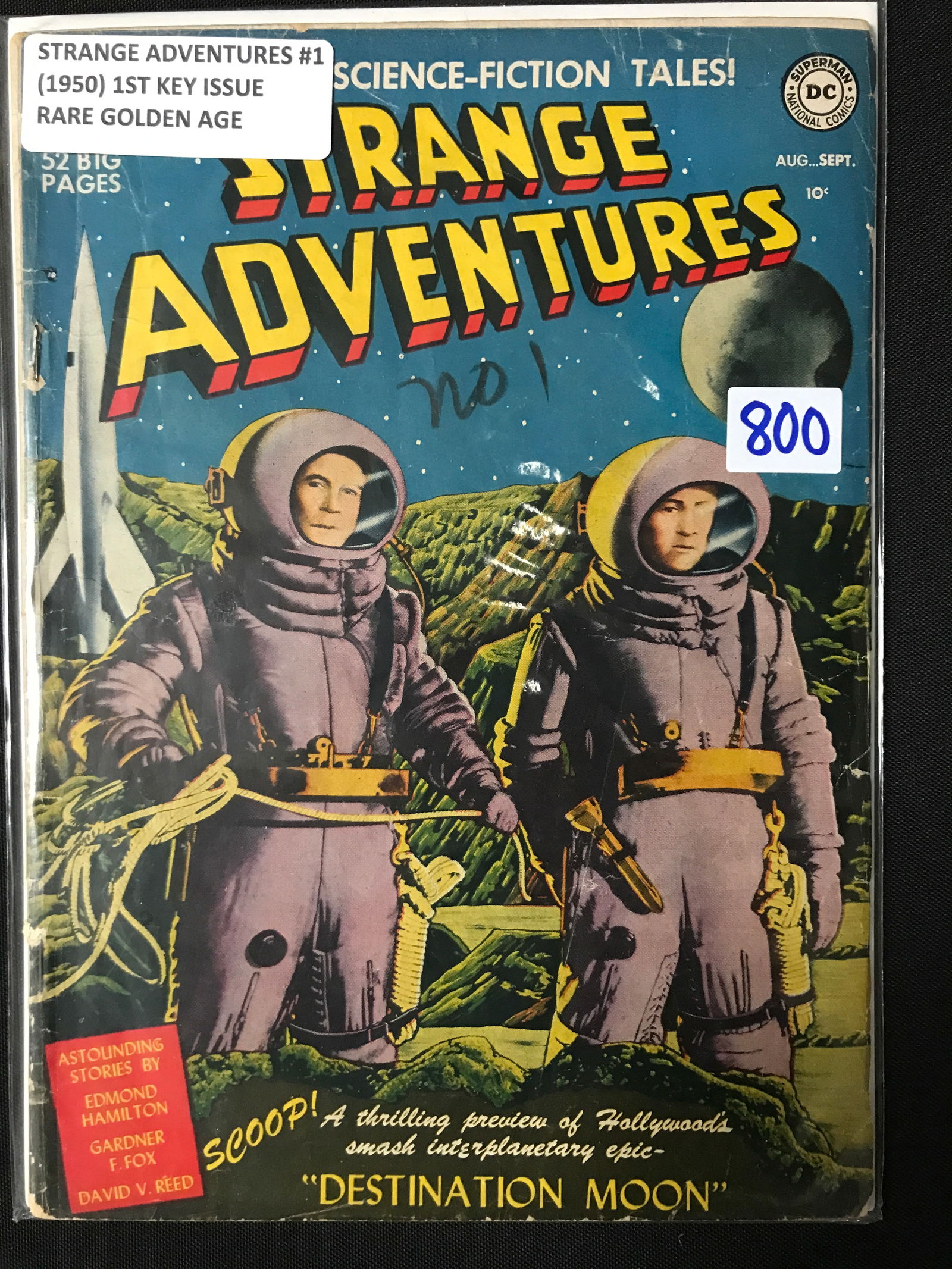 STRANGE ADVENTURES #1 (1950) RARE GOLDEN AGE - DC COMICS (1 of 1)