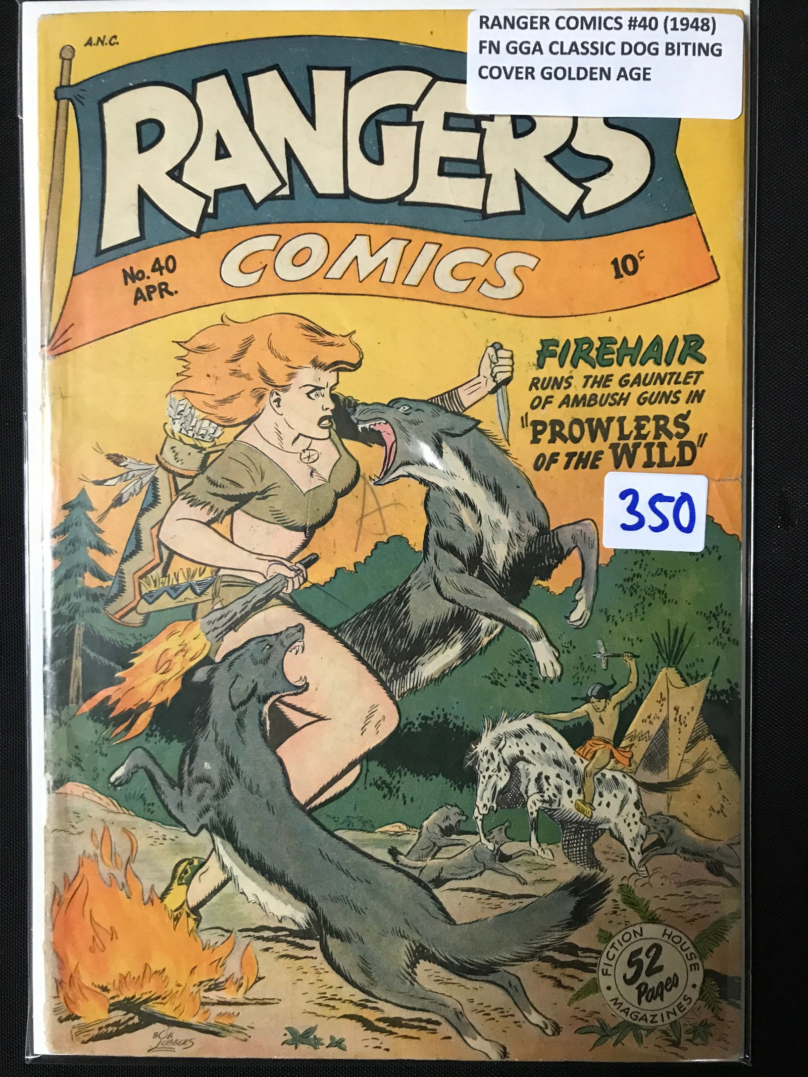 RANGERS COMICS #401948) GOLDEN AGE - FICTION HOUSE (1 of 1)