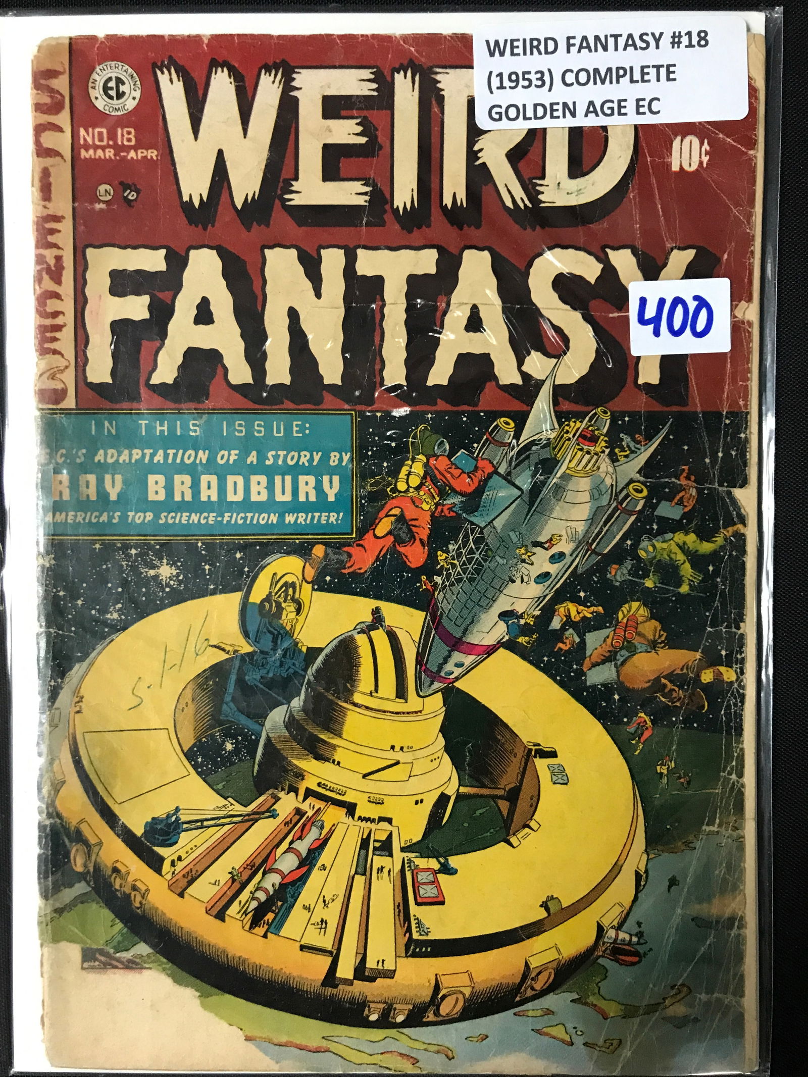 WEIRD FANTASY #18 (1953) COMPLETE GOLDEN AGE - AN ENTERTAINING COMIC (1 of 1)