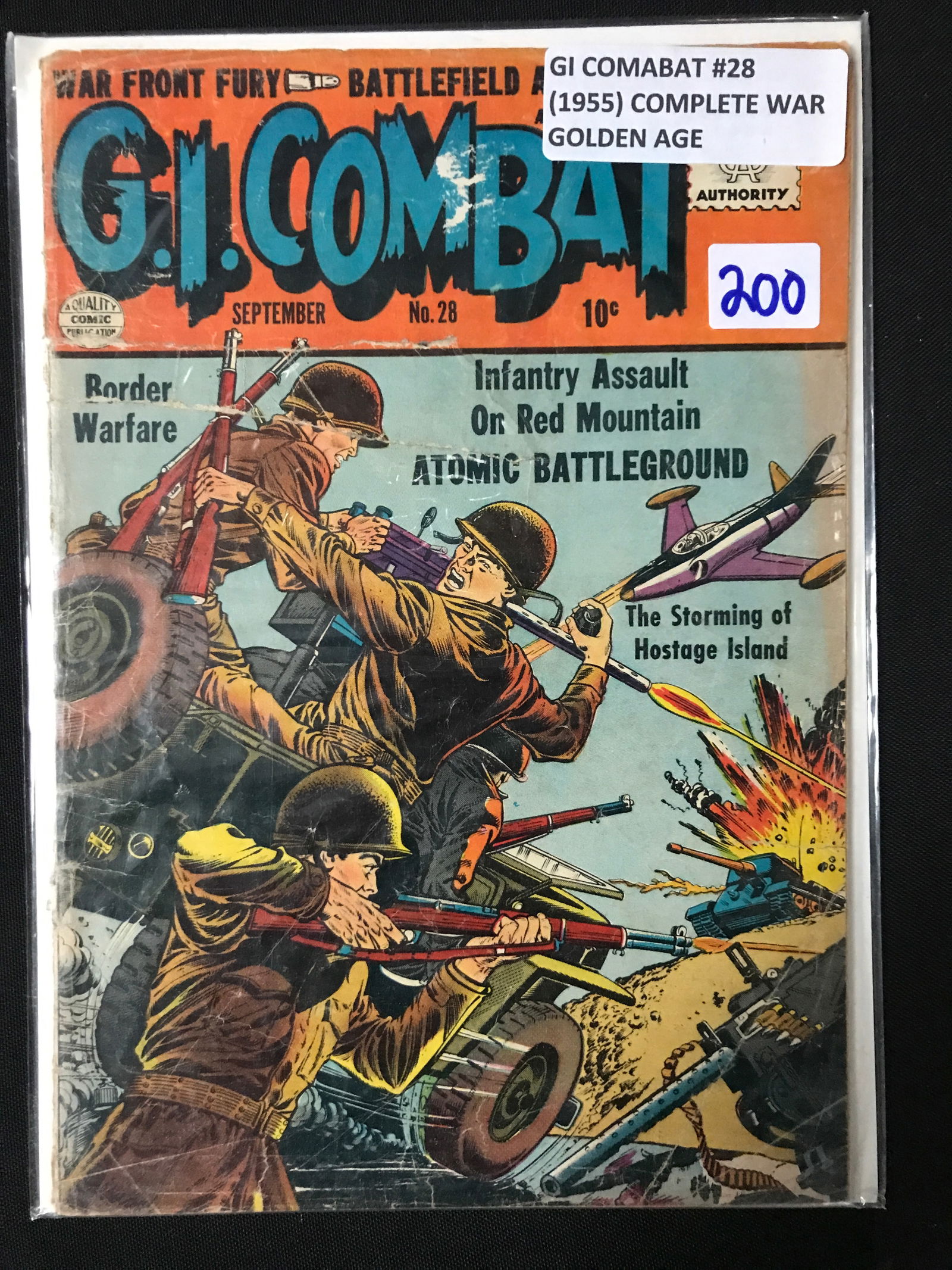 GI COMBAT #28 (1955) COMPLETE WAR GOLDEN AGE - A QUALITY COMIC PUBLICATION (1 of 1)
