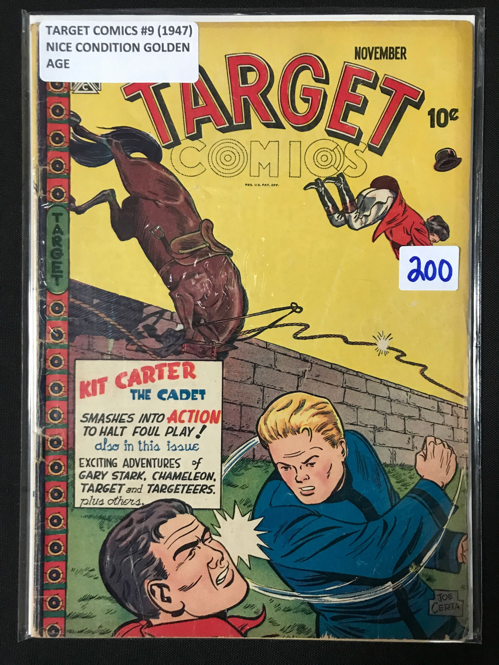 TARGET COMICS #9 (1947) NICE CONDITION GOLDEN AGE (1 of 1)