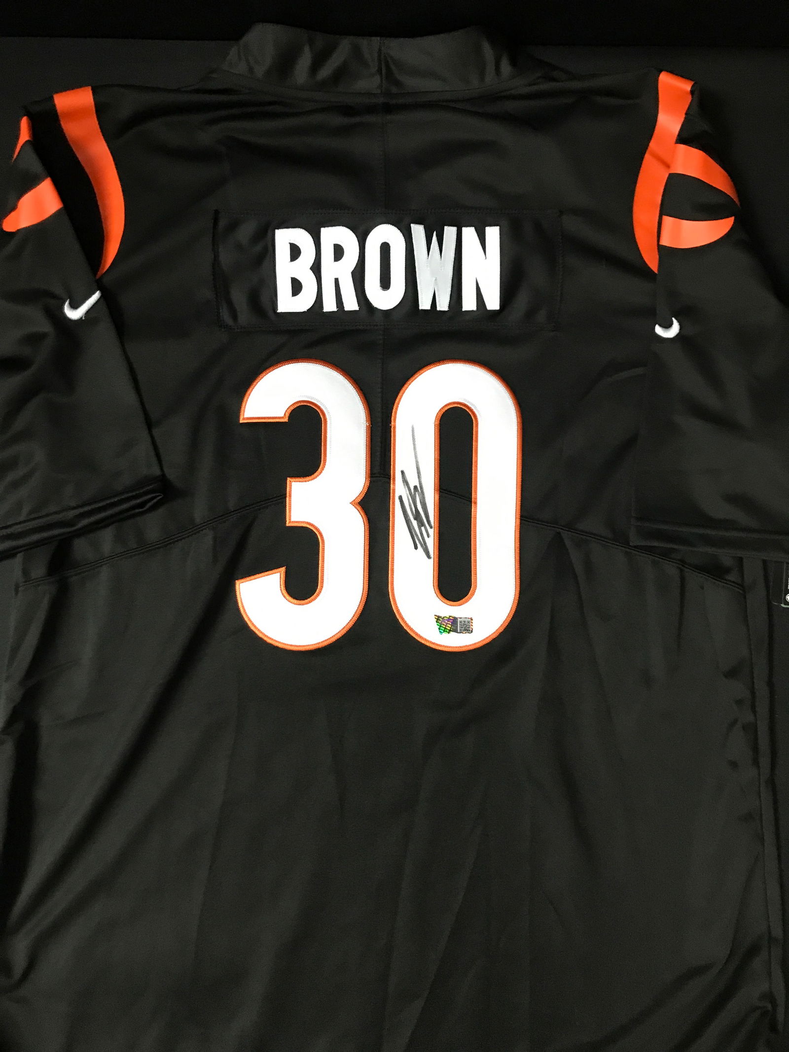 CHASE BROWN SIGNED CINCINATTI BENGALS CUSTOM JERSEY - ACE COA: Prices are in Canadian dollars