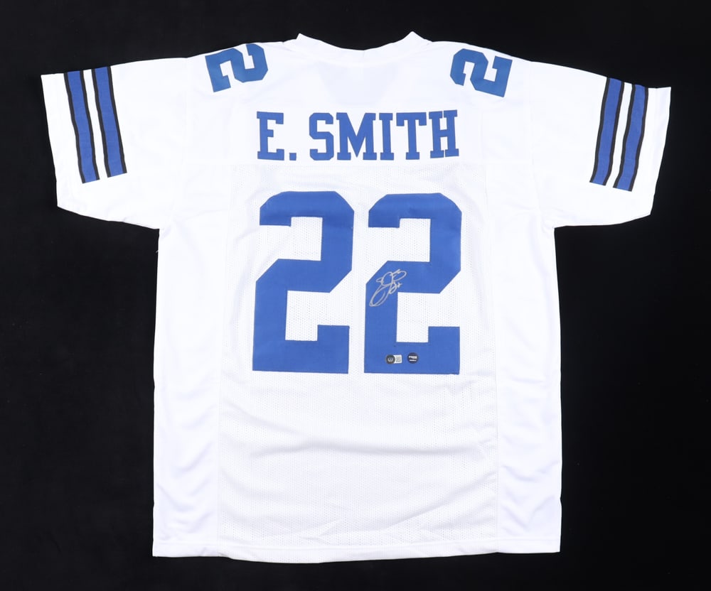 EMMITT SMITH SIGNED FOOTBALL JERSEY - BECKETT COA (1 of 3)