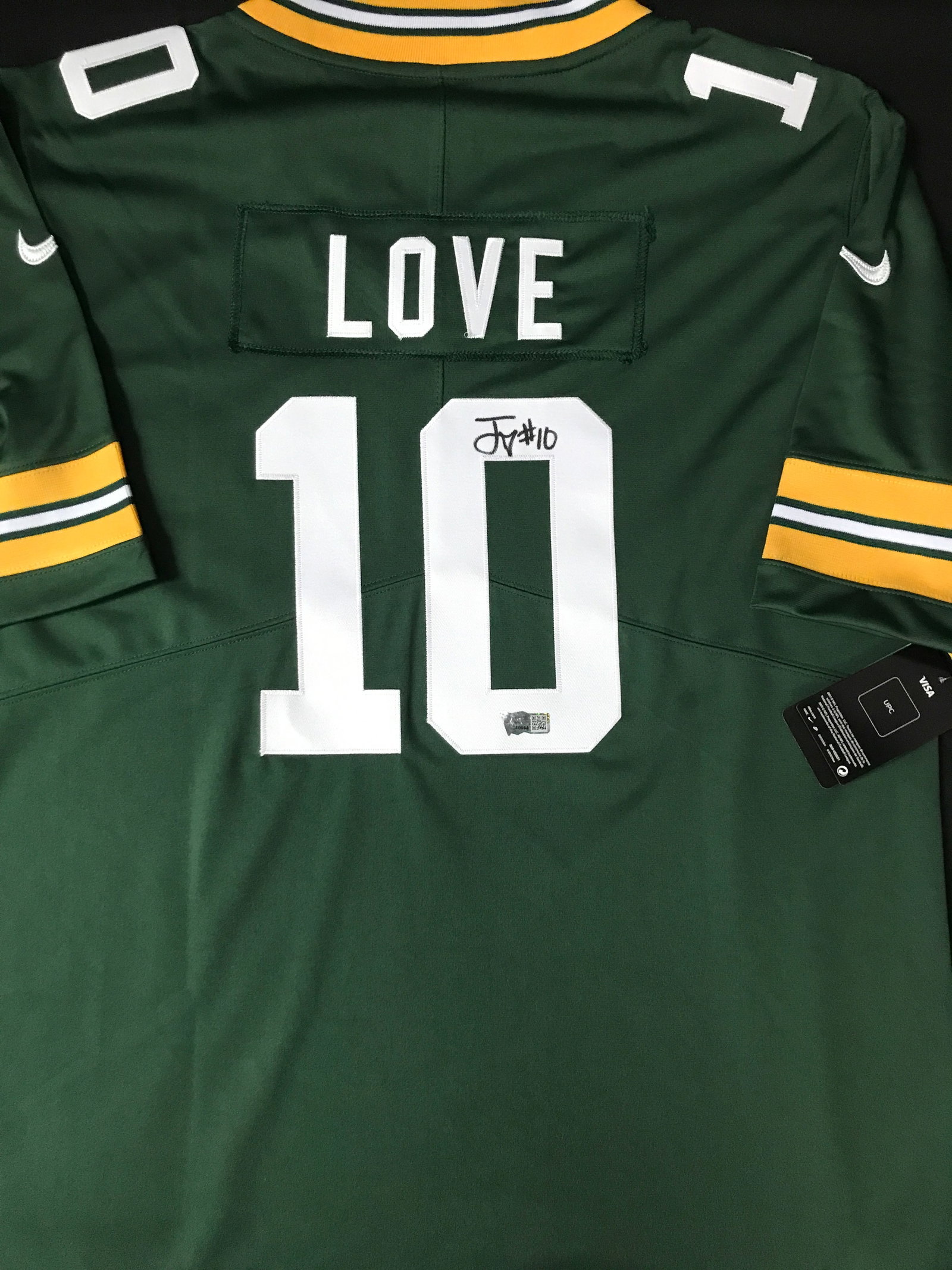 JORDAN LOVE SIGNED GREEN Bay PACKERS CUSTOM JERSEY - ACE COA: Prices are in Canadian dollars