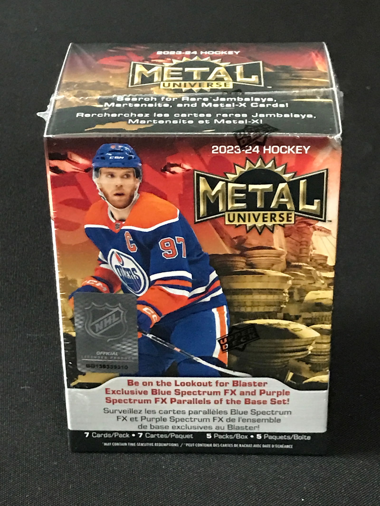 2023-24 UPPER DECK METAL UNIVERSE SEALED TRADING CARDS BOX (1 of 1)