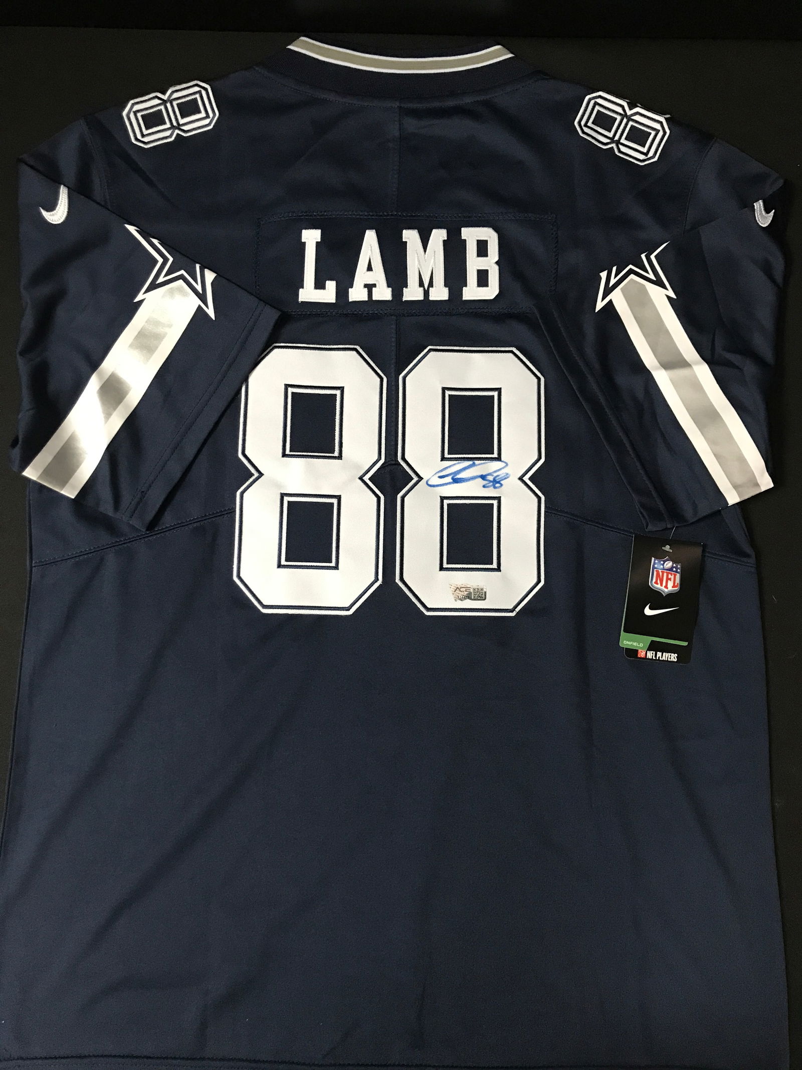 CEE DEE LAMB SIGNED DALLAS COWBOYS CUSTOM JERSEY - ACE COA (1 of 3)