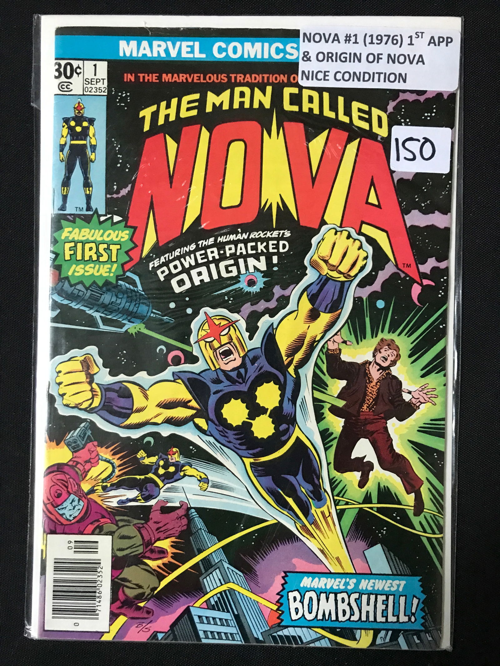 NOVA #1 (1976) 1ST APP & ORIGIN OF NOVA - MARVEL COMICS (1 of 1)