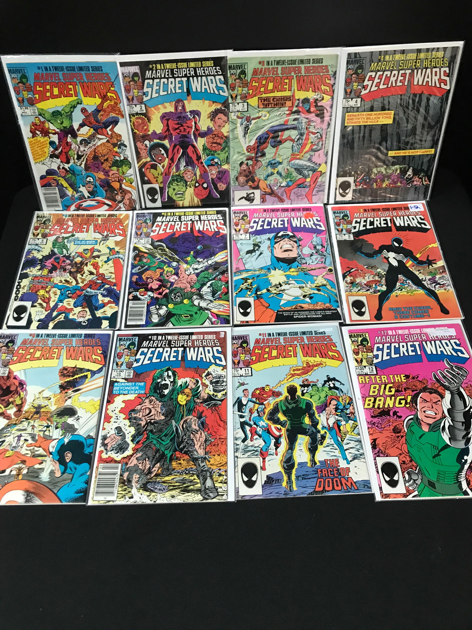 LOT OF 12 MARVEL SUPER HEROES SECRET WARS #1-12 - MARVEL COMICS (1 of 2)
