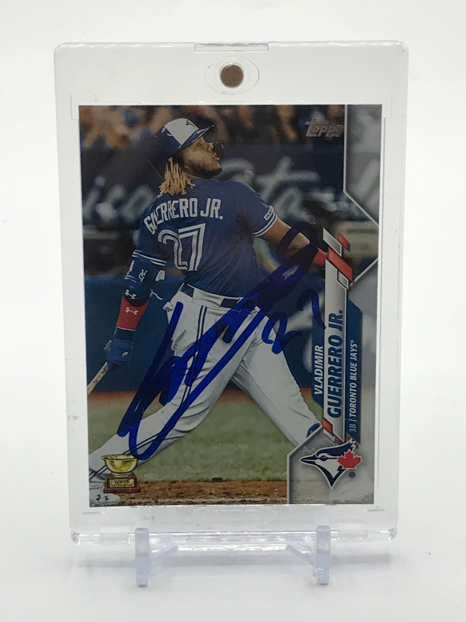 VLADIMIR GUERRERO JR SIGNED TRADING CARD (1 of 2)