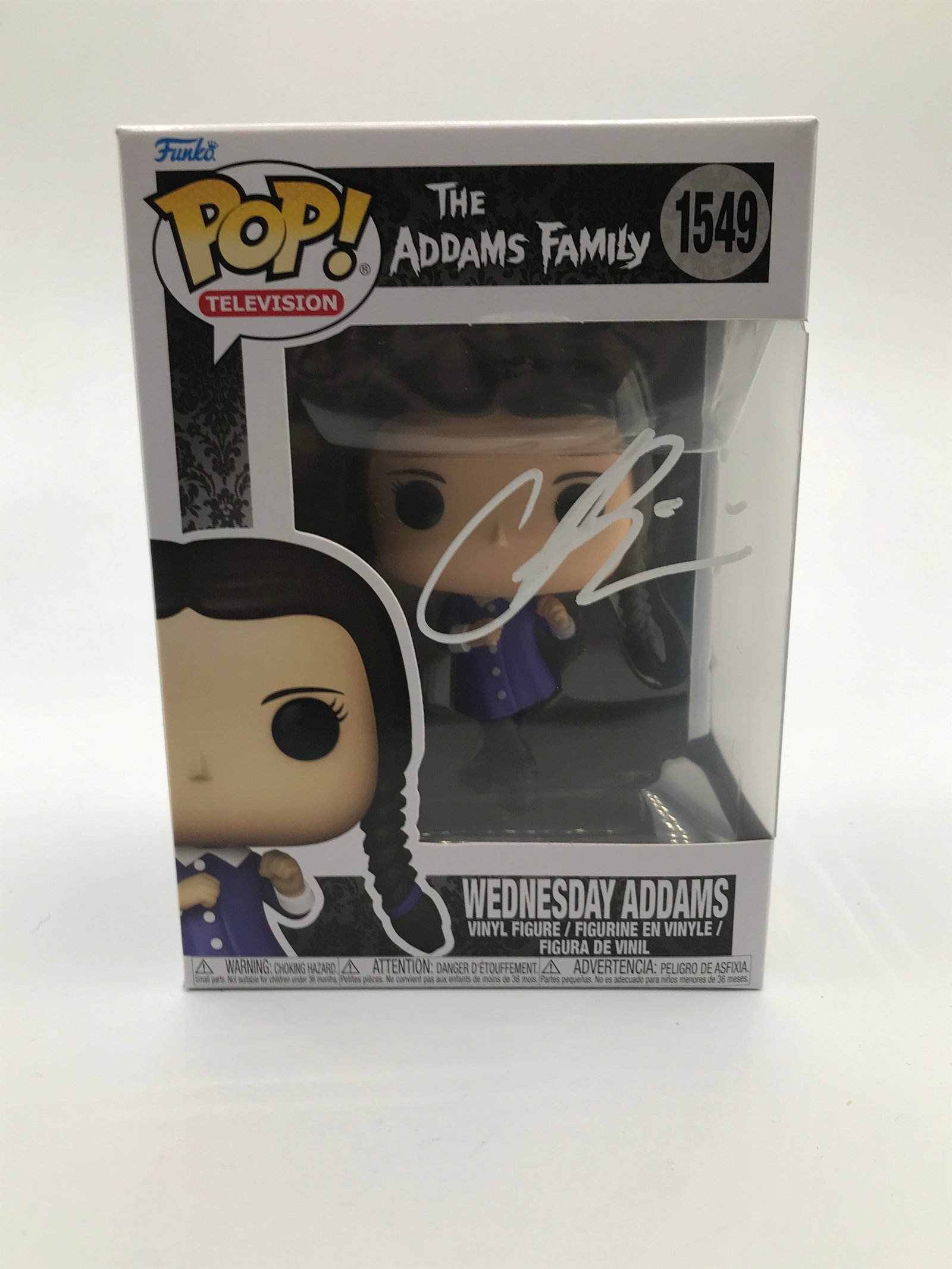 CHRISTINA RICCI SIGNED WEDNESDAY ADDAMS FUNKO POP - WWOC COA: Prices are in Canadian dollars