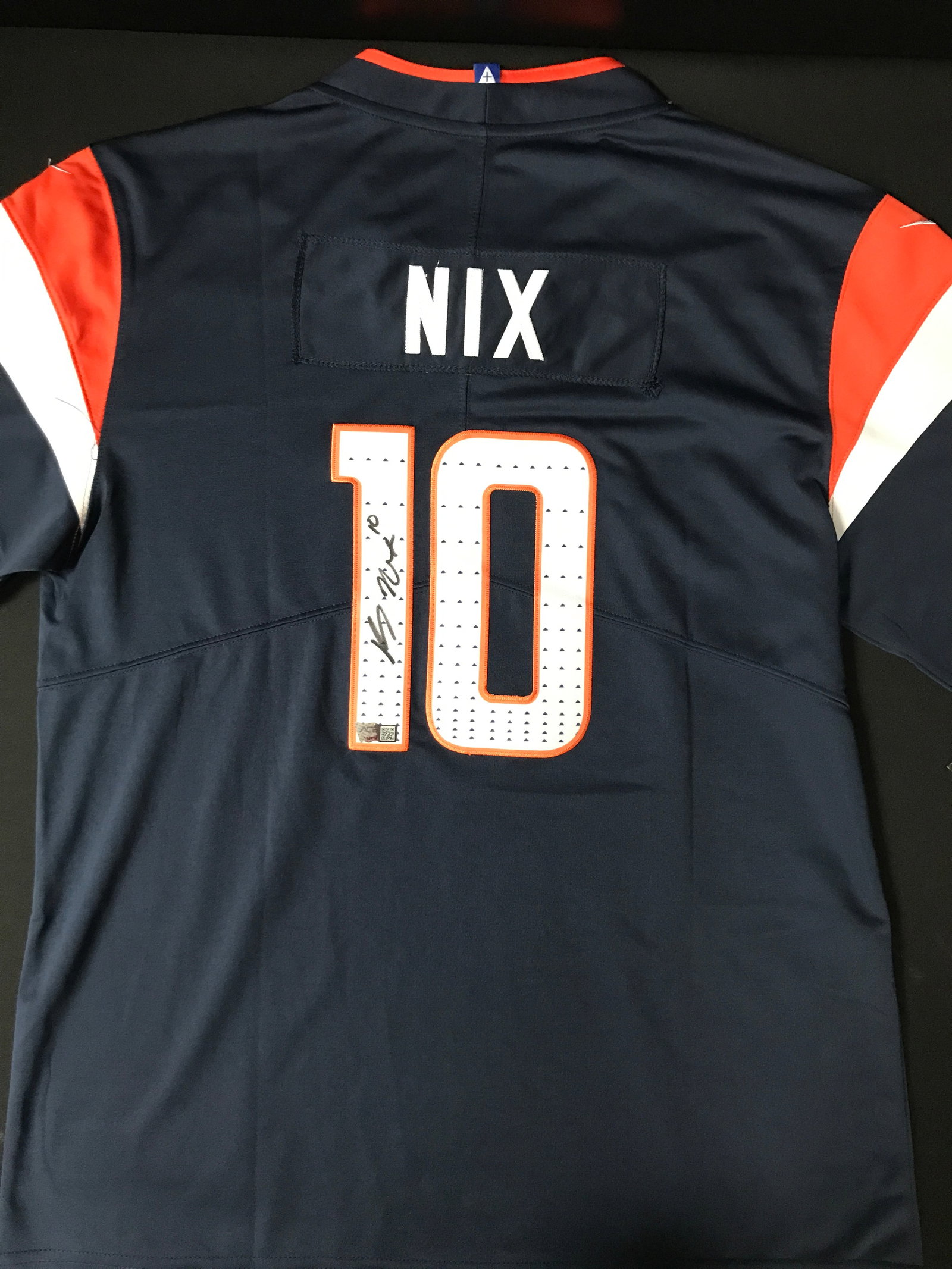 BO NIX SIGNED DENVER BRONCOS CUSTOM JERSEY - ACE COA: Prices are in Canadian dollars
