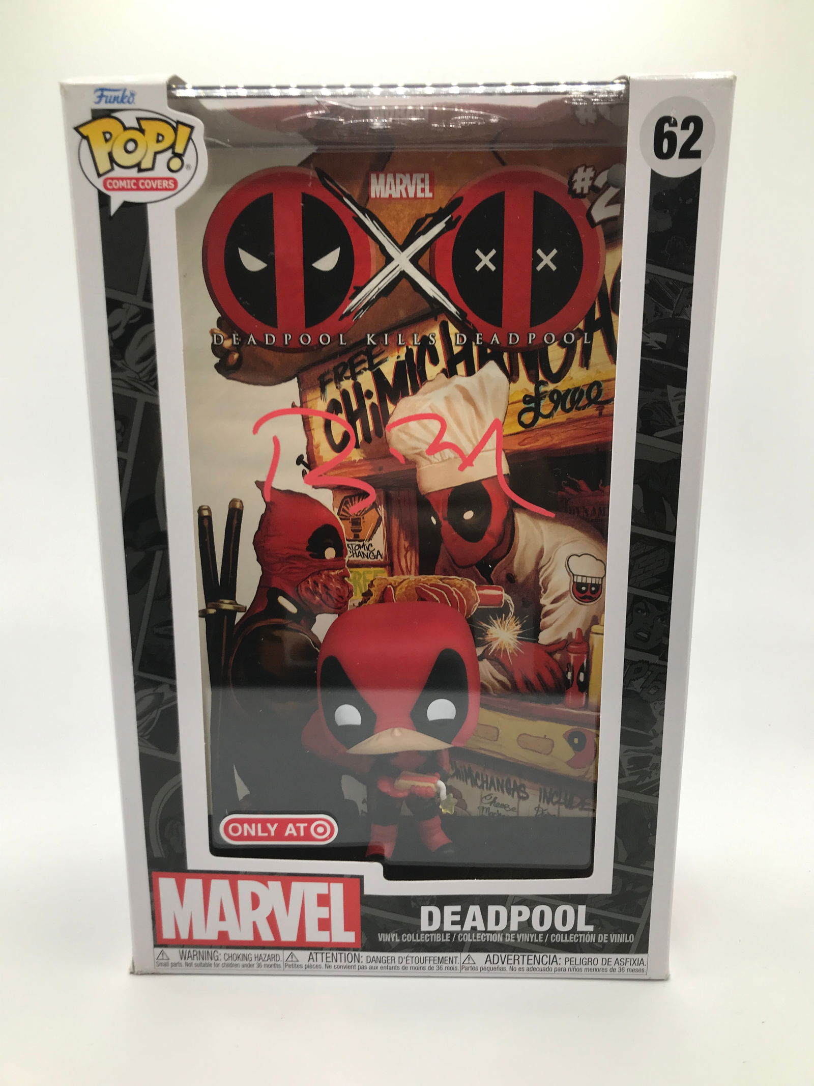 RYAN REYNOLDS SIGNED DEADPOOL FUNKO POP - KB COA (1 of 2)