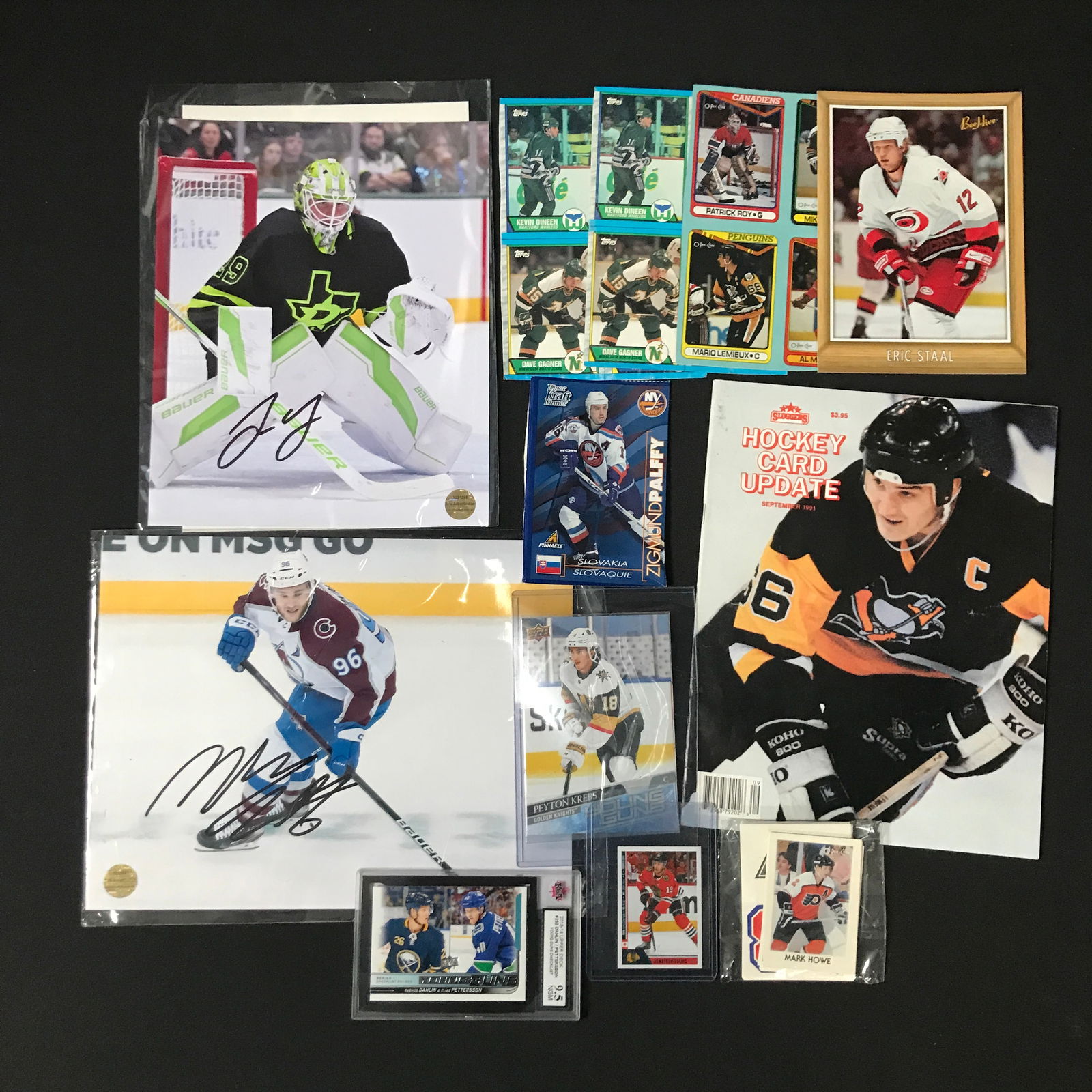 LOT OF NHL CARDS AND SIGNED PICTURES (1 of 1)