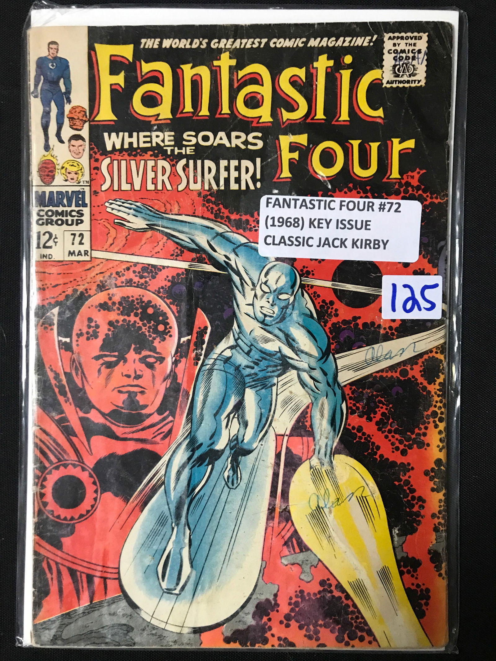 FANTASTIC FOUR #72 (1968) - MARVEL COMICS (1 of 1)