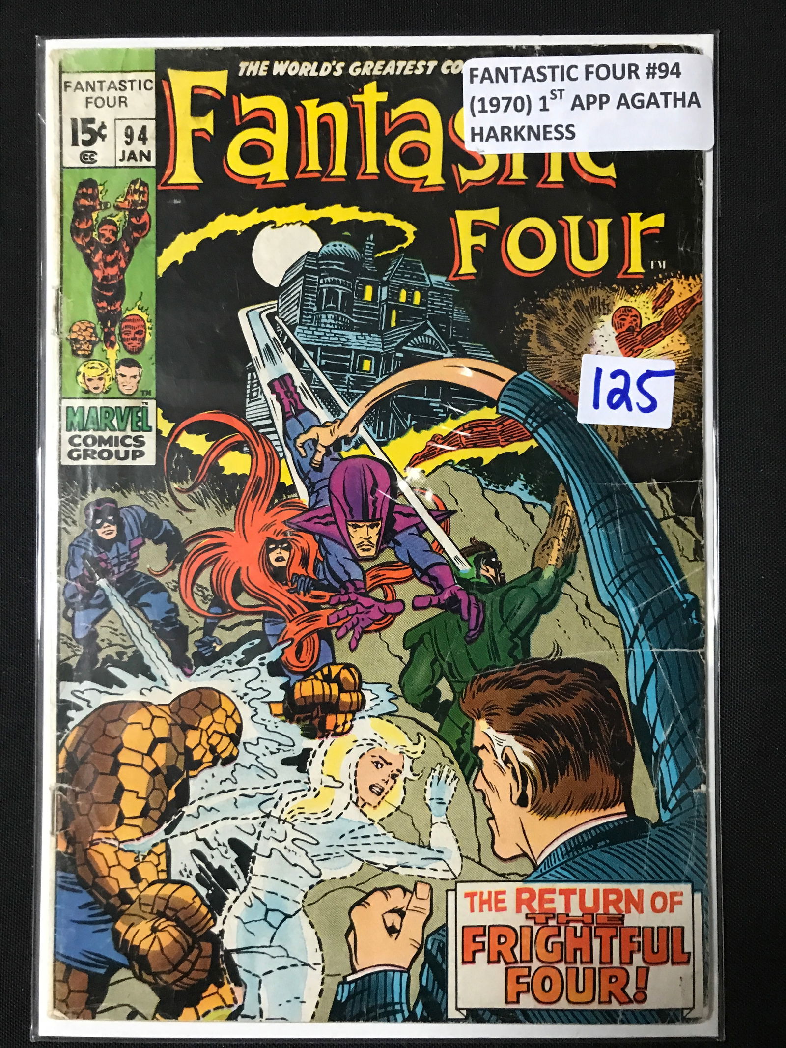 FANTASTIC FOUR #94 (1970) 1ST AGATHA HARKNESS - MARVEL COMICS (1 of 1)