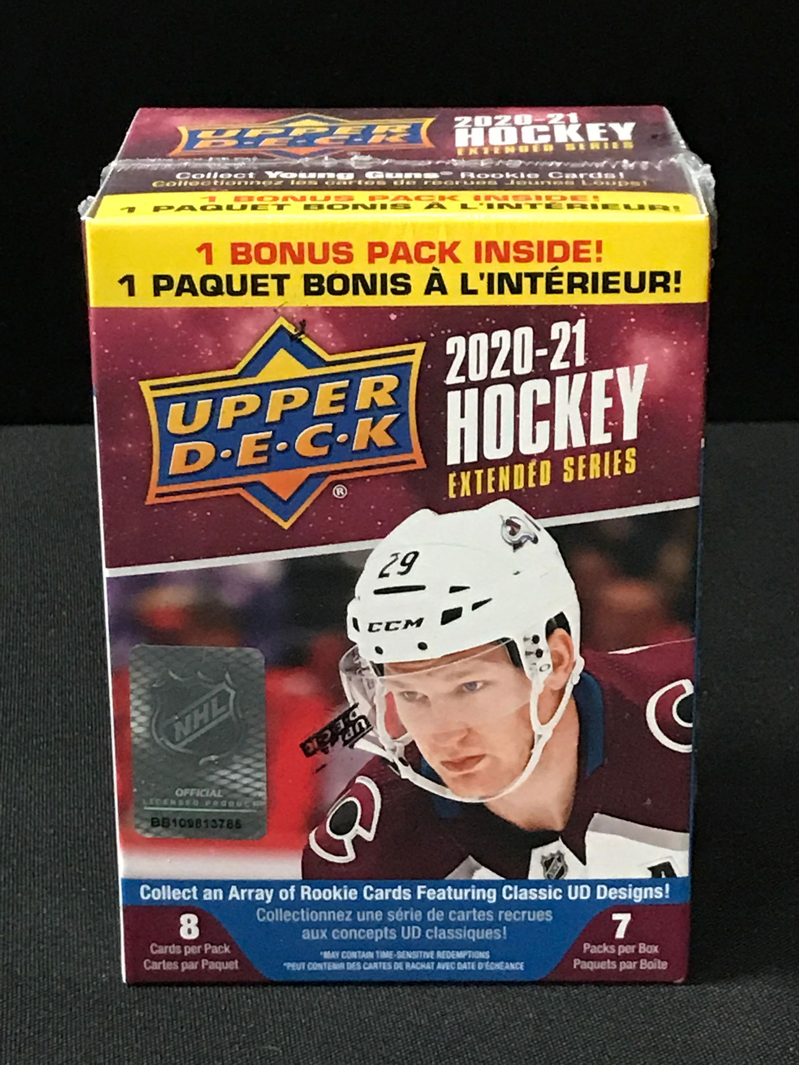 2020-21 UPPER DECK HOCKEY EXTENDED SERIES SEALED TRADING CARDS BOX (1 of 1)