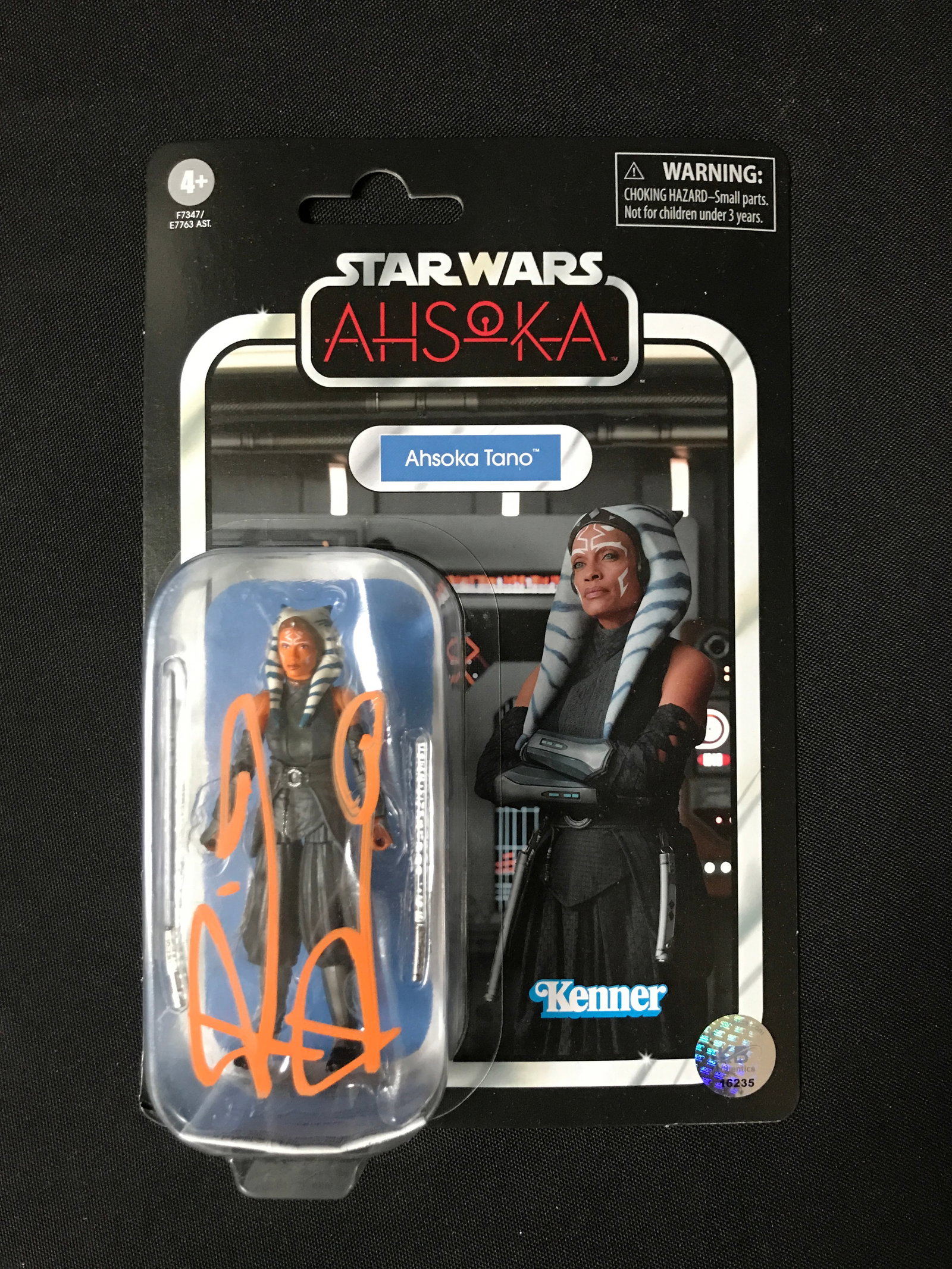 ROSARIO DAWSON SIGNED AHSOKA Star Wars ACTION FIGURE - KB COA: Prices are in Canadian dollars